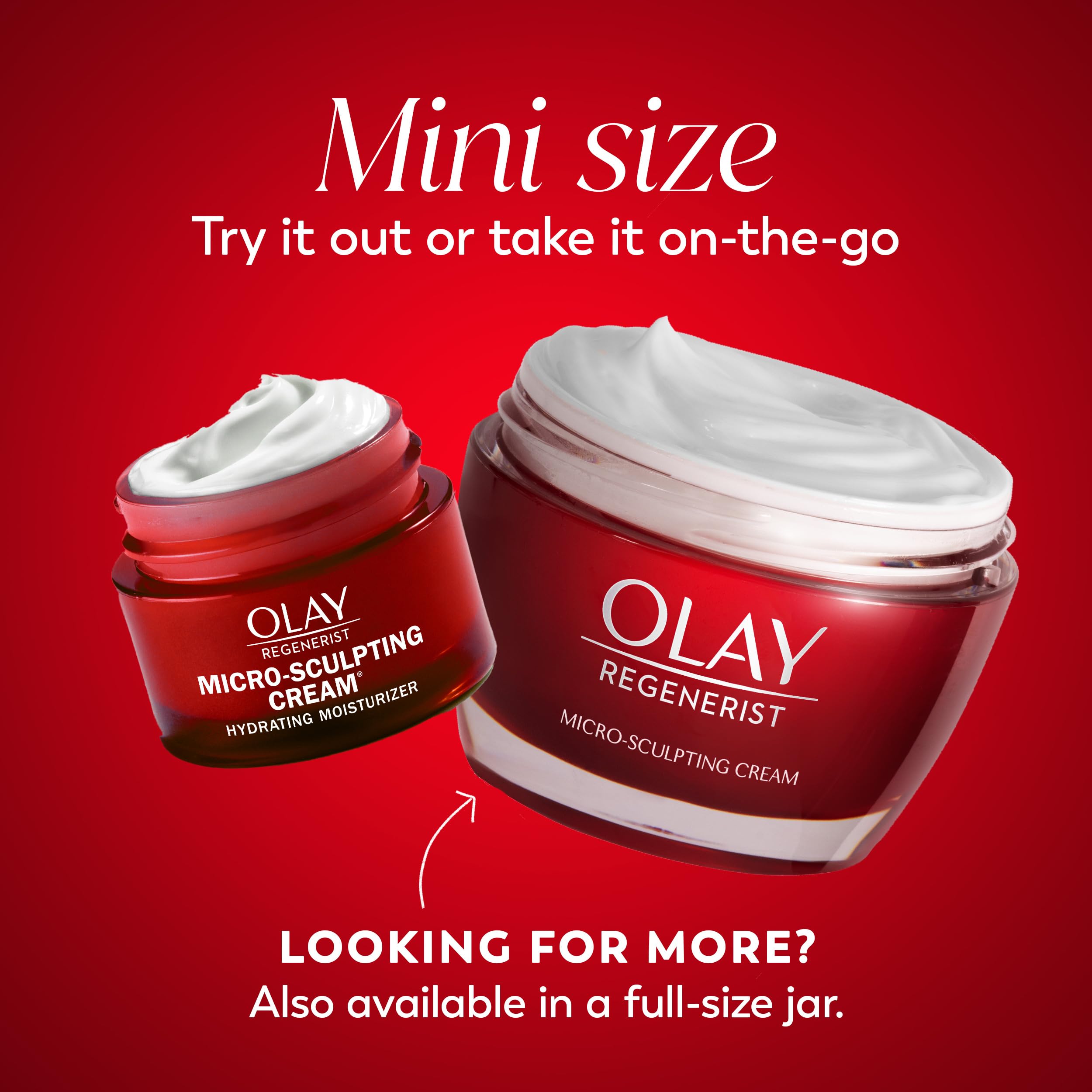 Olay Face Moisturizer, Regenerist Micro-Sculpting Cream for Women, Fragrance-Free - Anti-Aging, Anti-Wrinkle, Firming Skin Care - Triple Collagen Cream, Peptide, Hyaluronic Acid, Niacinamide, 1.7oz