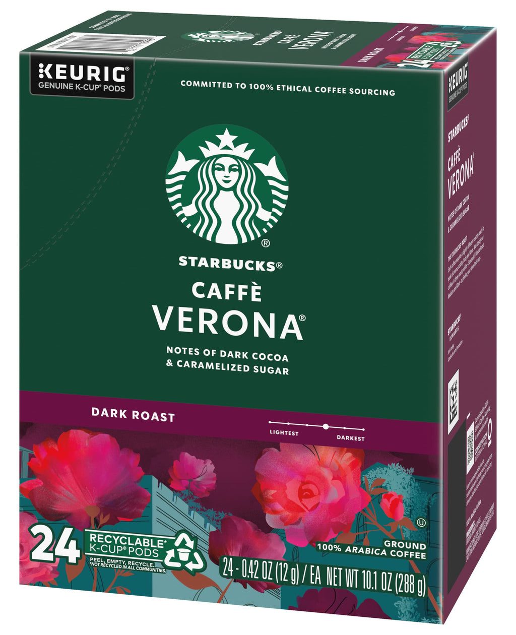 Starbucks Coffee K-Cup Variety Pack, 1 Cinnamon Dolce, 1 Hazelnut, 1 Mocha, 1 Cr�me Brulee, 1 Maple Pecan, 1 Caramel, 10 CT K-Cups, 1 CT