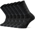Ortis Men's Extra-Fine Merino Wool Cushioned Crew Socks with Light Weight Moisture Control Comfy for Men Outdoor Hiking Hiker