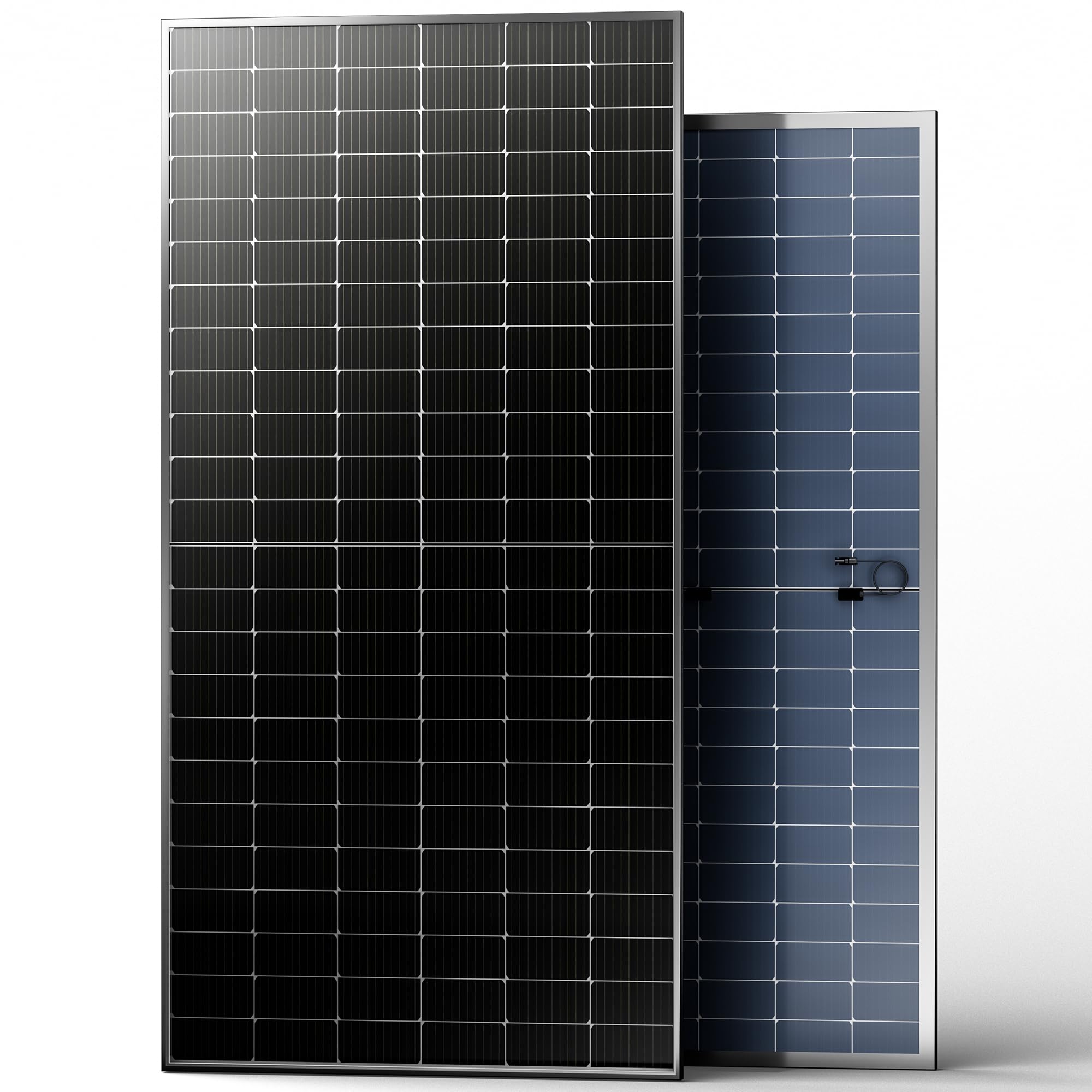 JJN 100 Watt Solar Panels, 10BB Monocrystalline 12V 100W Solar Panel, 23% High Efficiency PV Module Power Charger for RV, Home, Farm, Boat, Caravan and Off-Grid Applications