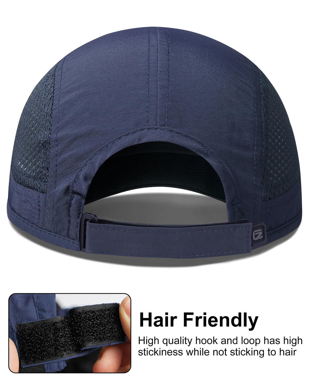 GADIEMKENSD Mens Folding Outdoor Hat Long Brim UPF 50+ Sun Protection