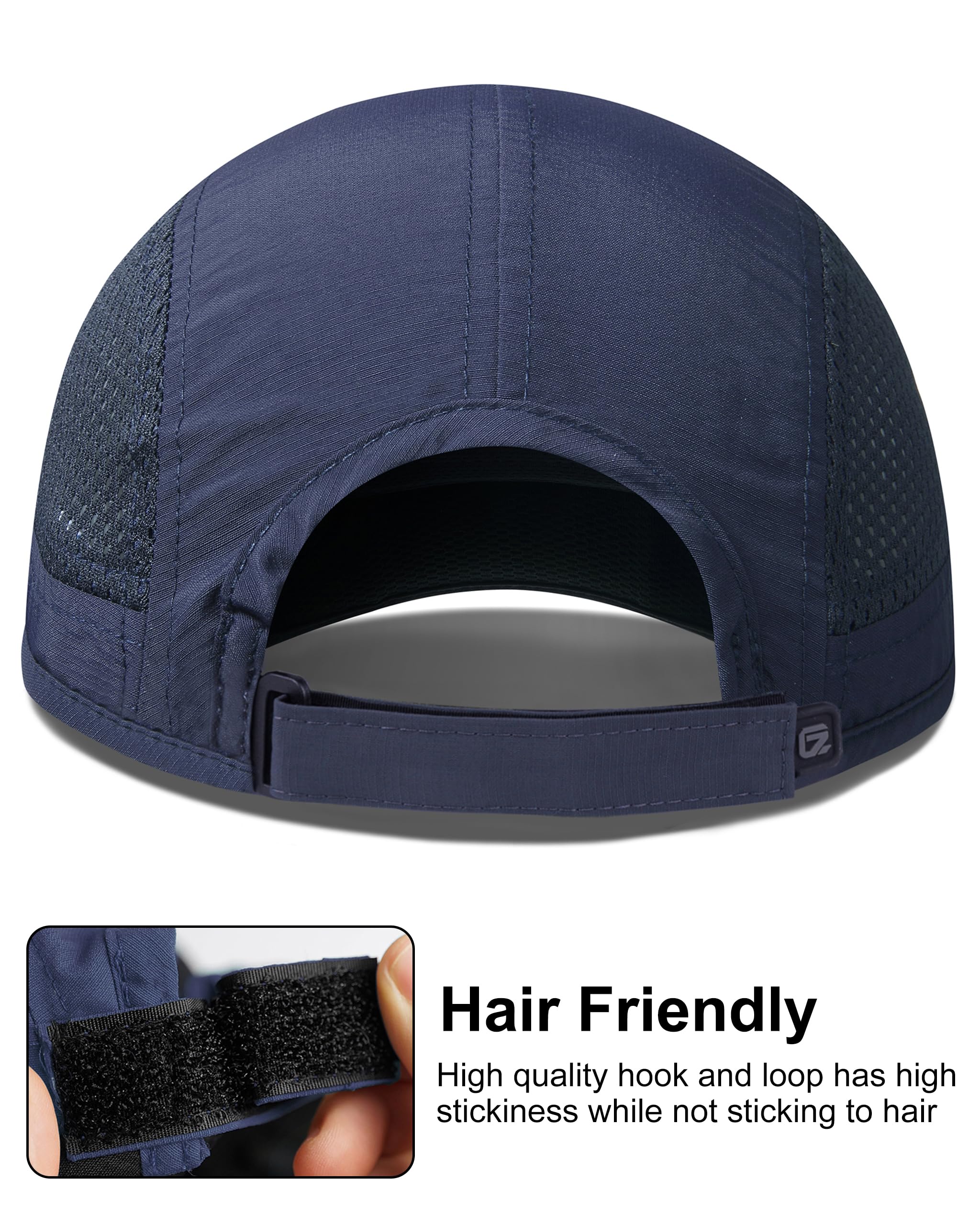 GADIEMKENSD Mens Folding Outdoor Hat Long Brim UPF 50+ Sun Protection