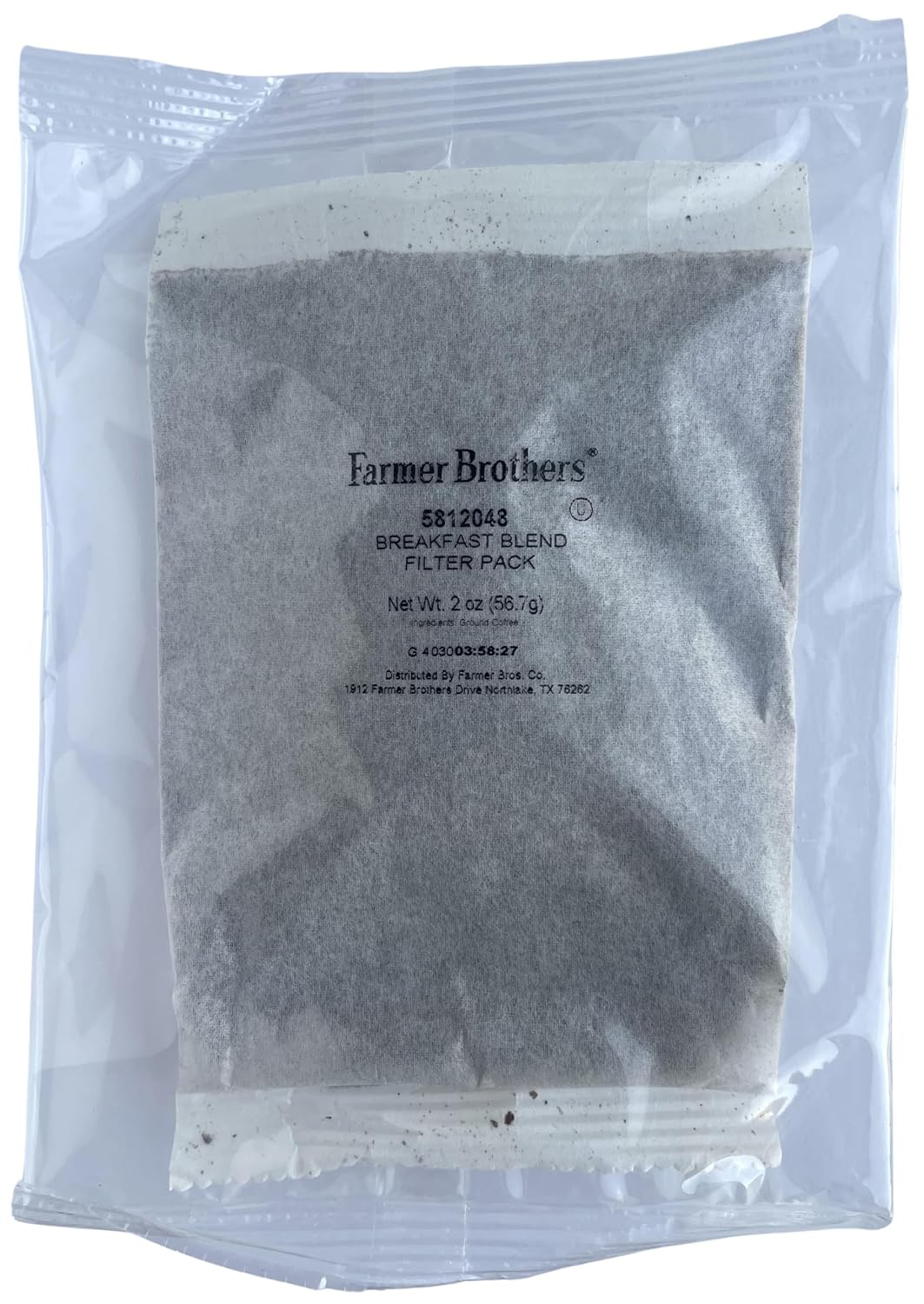 Farmer Brothers Breakfast Blend Medium Roast Coffee Filter Packs, 40 x 2 oz