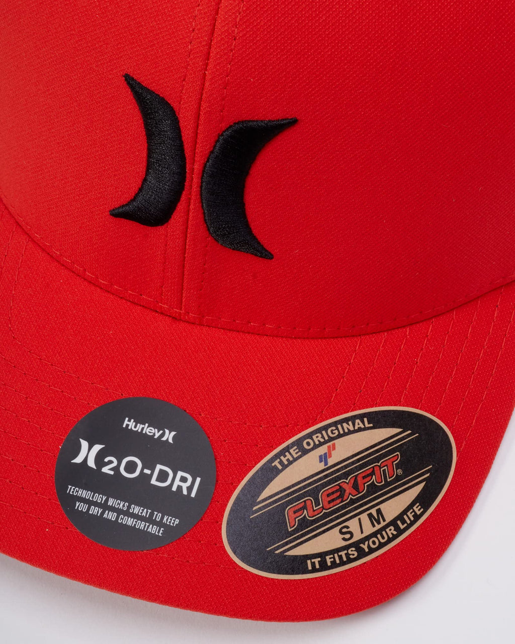 Hurley Men's Caps - One & Only Flexfit Baseball Cap - Fitted Hats for Men (S-XL)