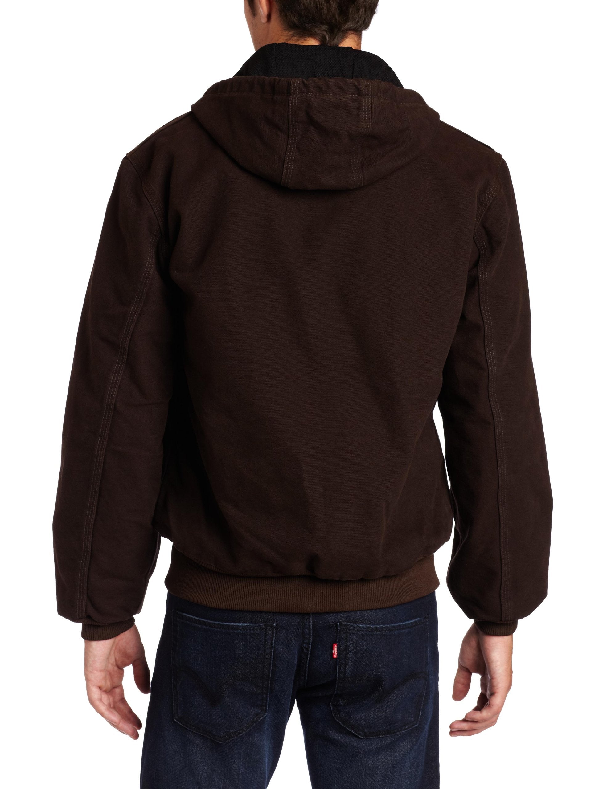 Carhartt Men's Big-Tall Quilted Flannel Lined Sandstone Active Jacket