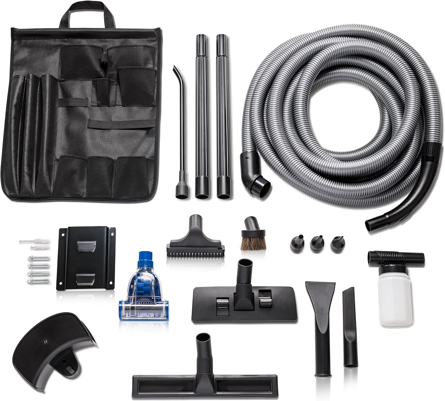 Prolux Professional Shop White Wall Mounted Garage Vac, Wet Dry Pick Up