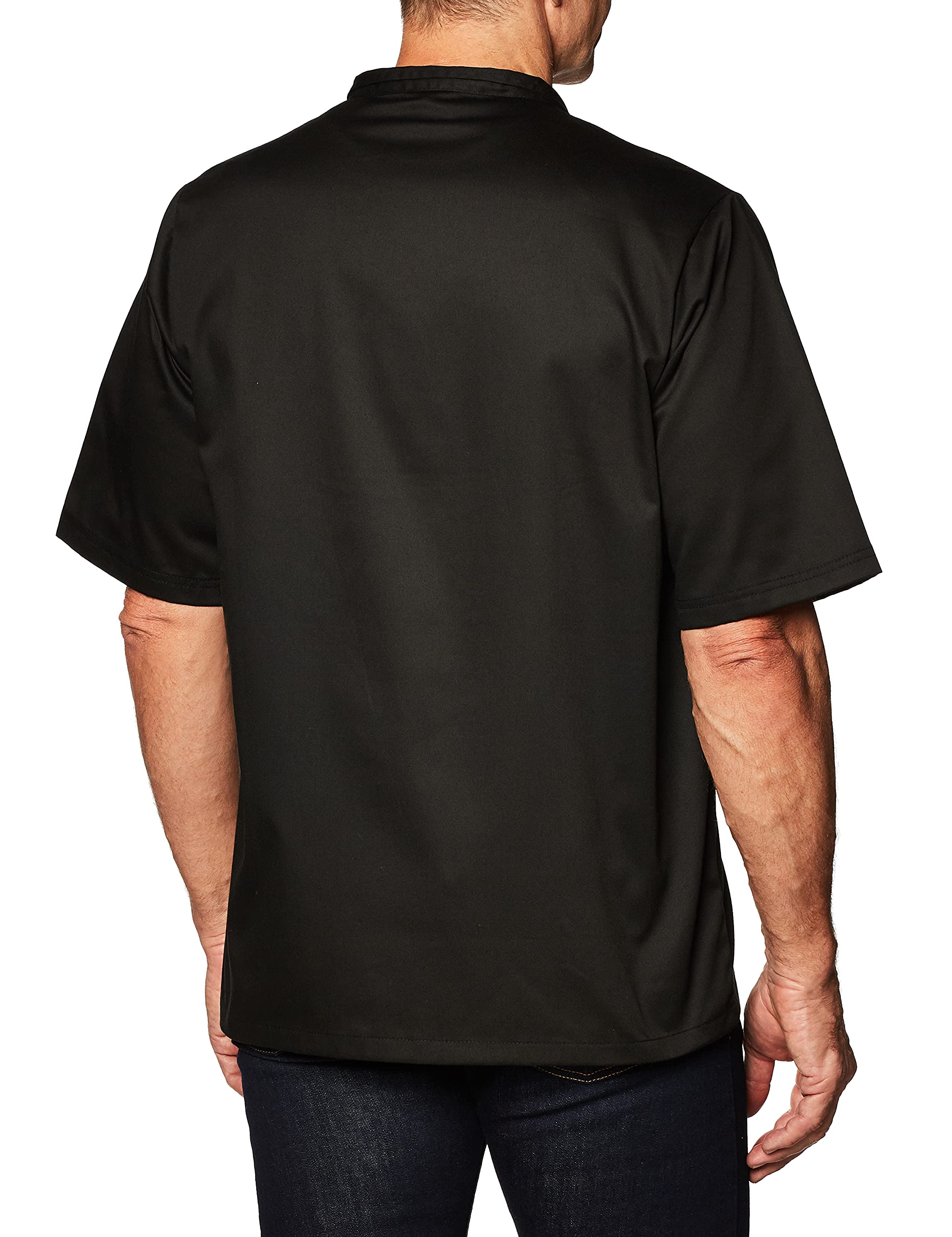 Chef Code Men's Short Sleeve Unisex Classic Chef Coat