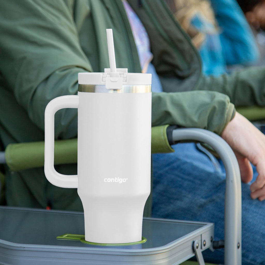 Contigo Streeterville 30oz Tumbler, Stainless Steel Vacuum Insulated, Leak-Proof, Cold for 29 Hours, Fits in cupholders, Licorice