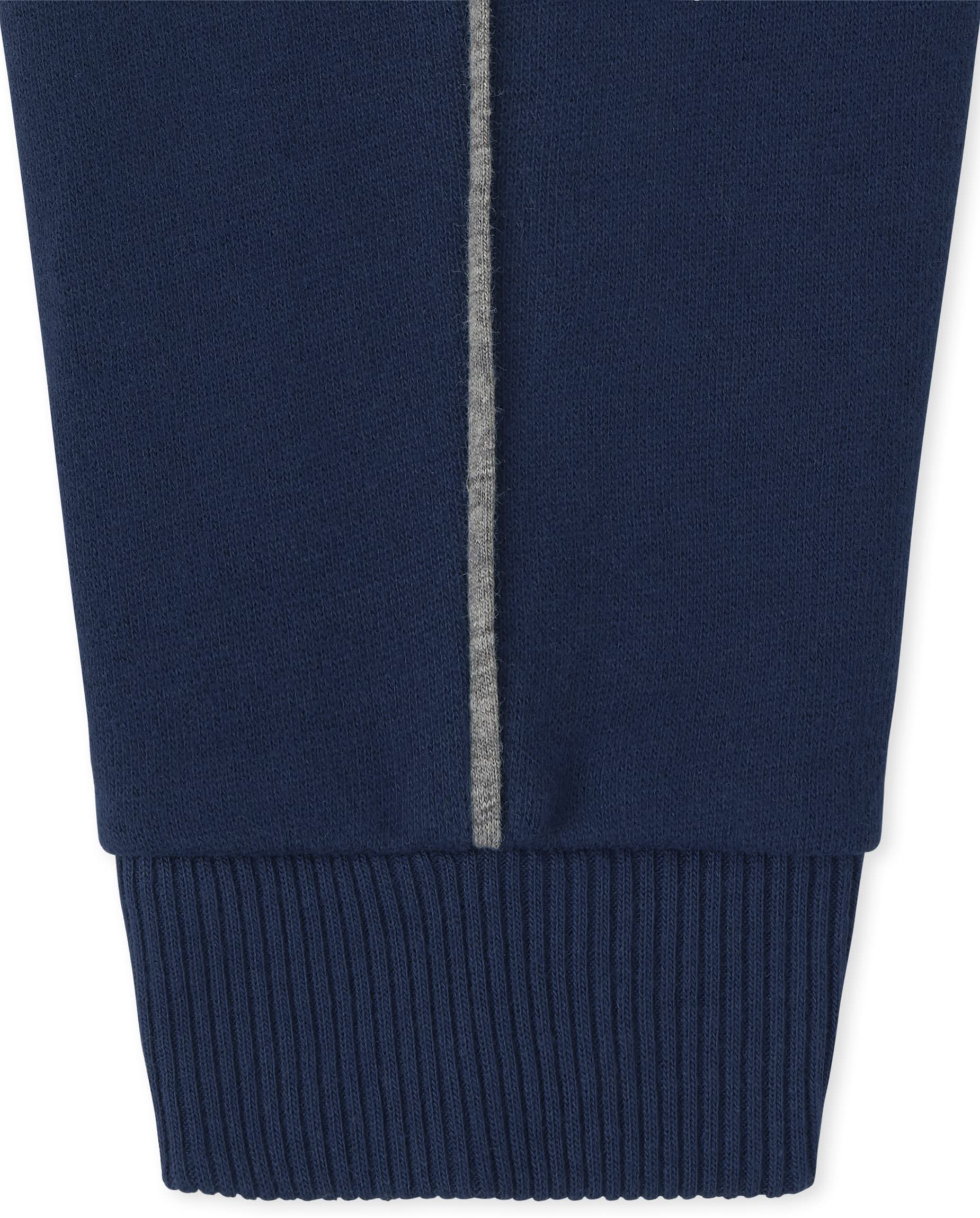 And Toddler Boy Active Striped Fleece Jogger Pants 2-pack