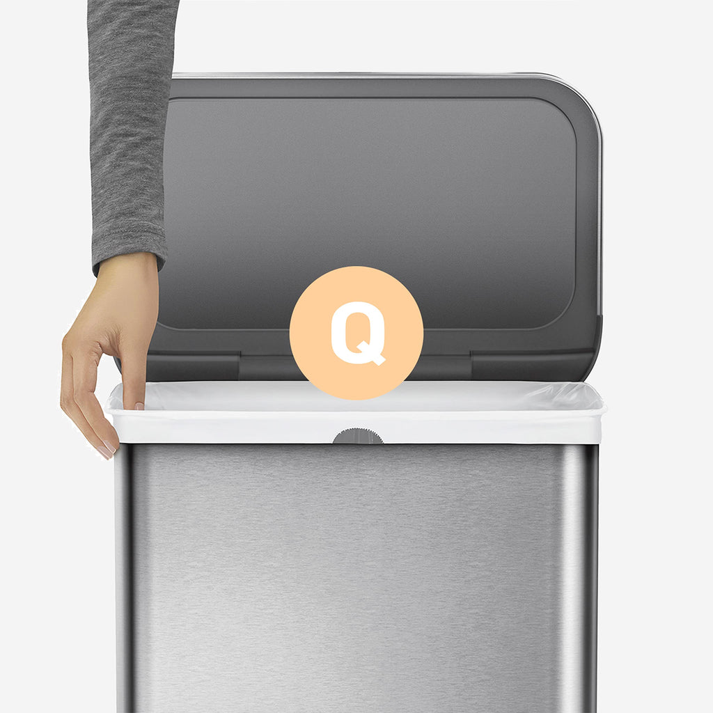 simplehuman Code H 60 Count, Genuine Odorsorb Custom Fit Liners, Drawstring Odor Absorbing Trash Bags in Dispenser Packs, 30-35 Liter / 8-9 Gallon