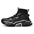 SANNAX Fashion Shoes for Mens High Top Casual Walking Shoes Non Slip Breathable Mesh Lightweight Sneakers