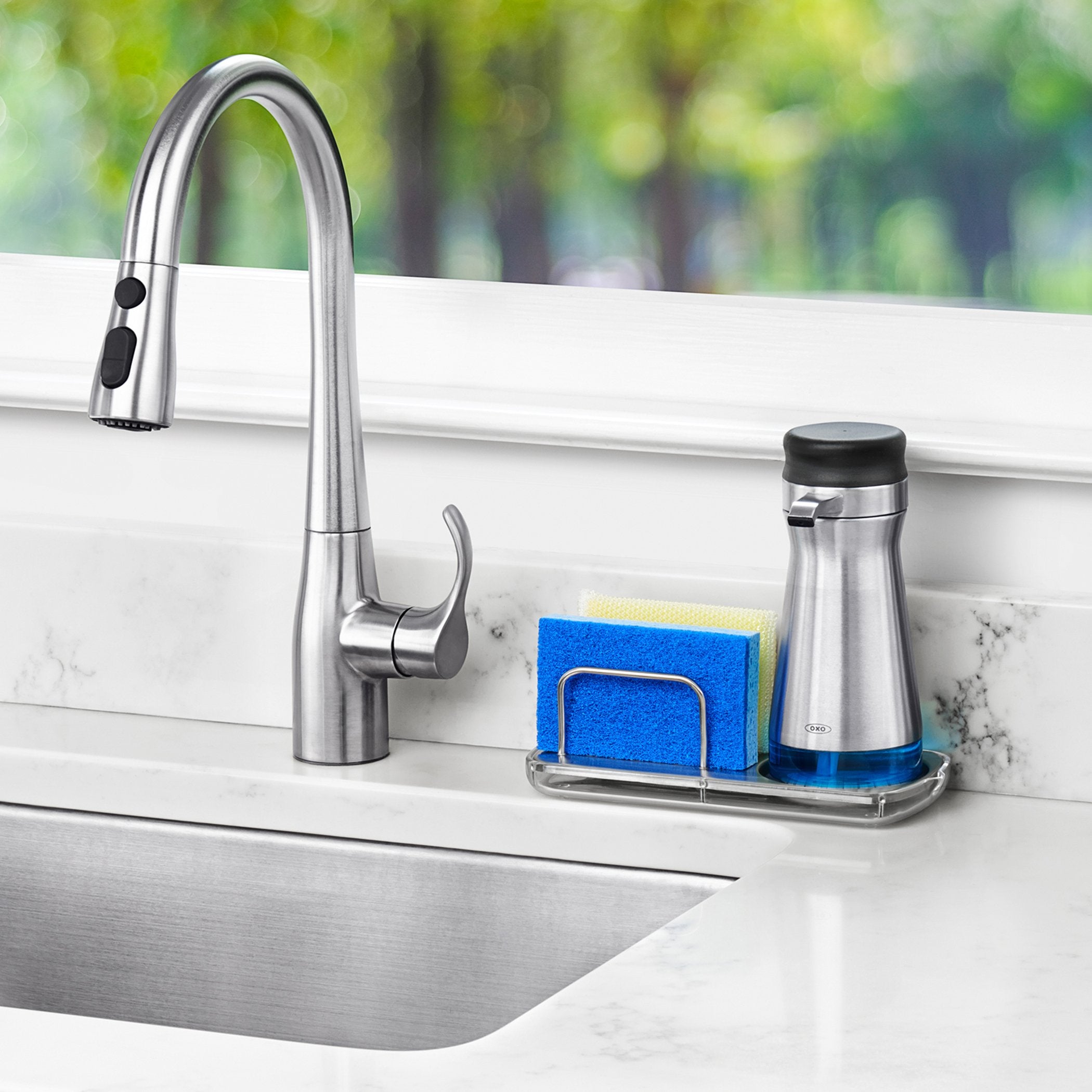 OXO Good Grips Stainless Steel Sponge Holder