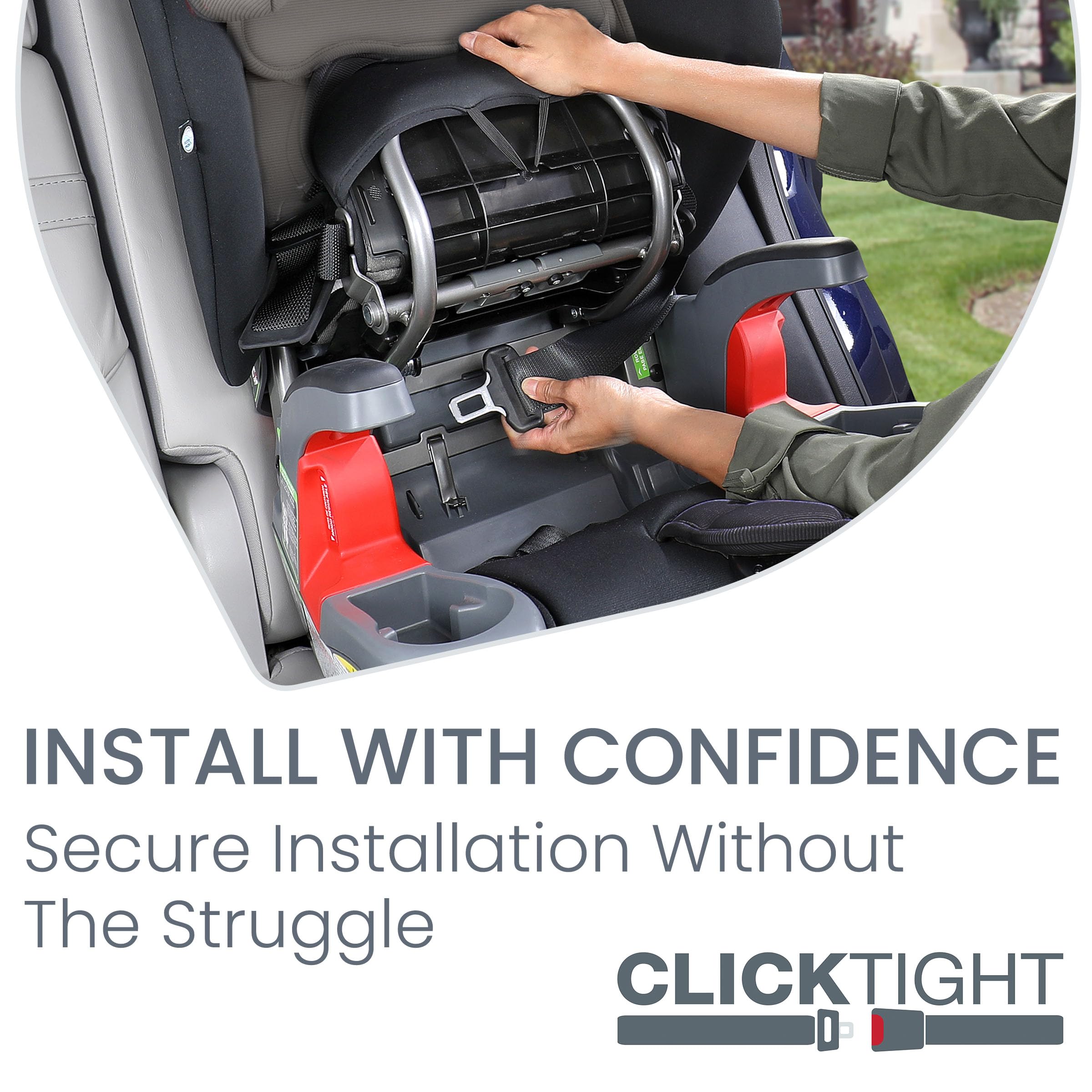 Britax Grow with You ClickTight Harness-2-Booster Car Seat, 2-in-1 High Back Booster, Black Contour