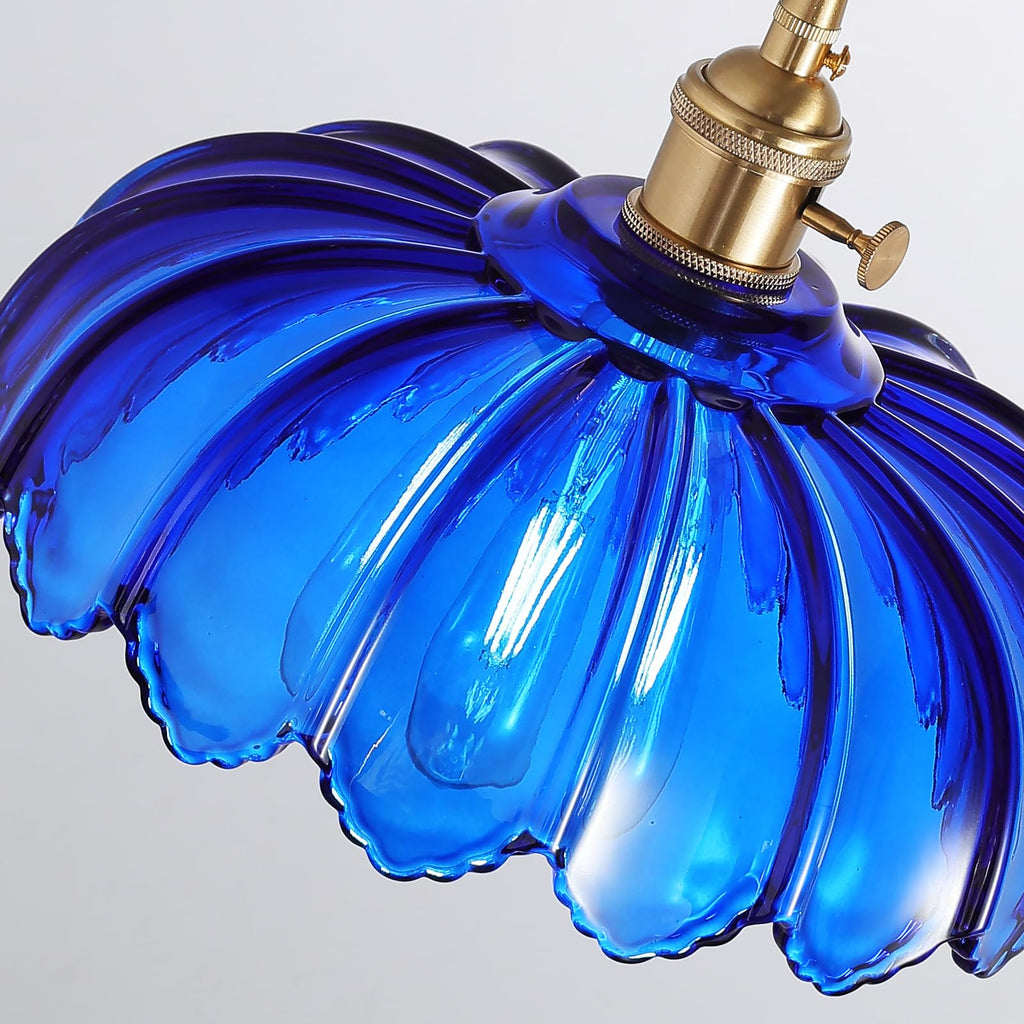 XZHGCEE Plug in Pendant Light: Amber Hanging Lamp Plug in Pendant Lamp, Glass Pendant Lighting for Kitchen Island, Bedroom, Dining Room, Living Room, No Bulb