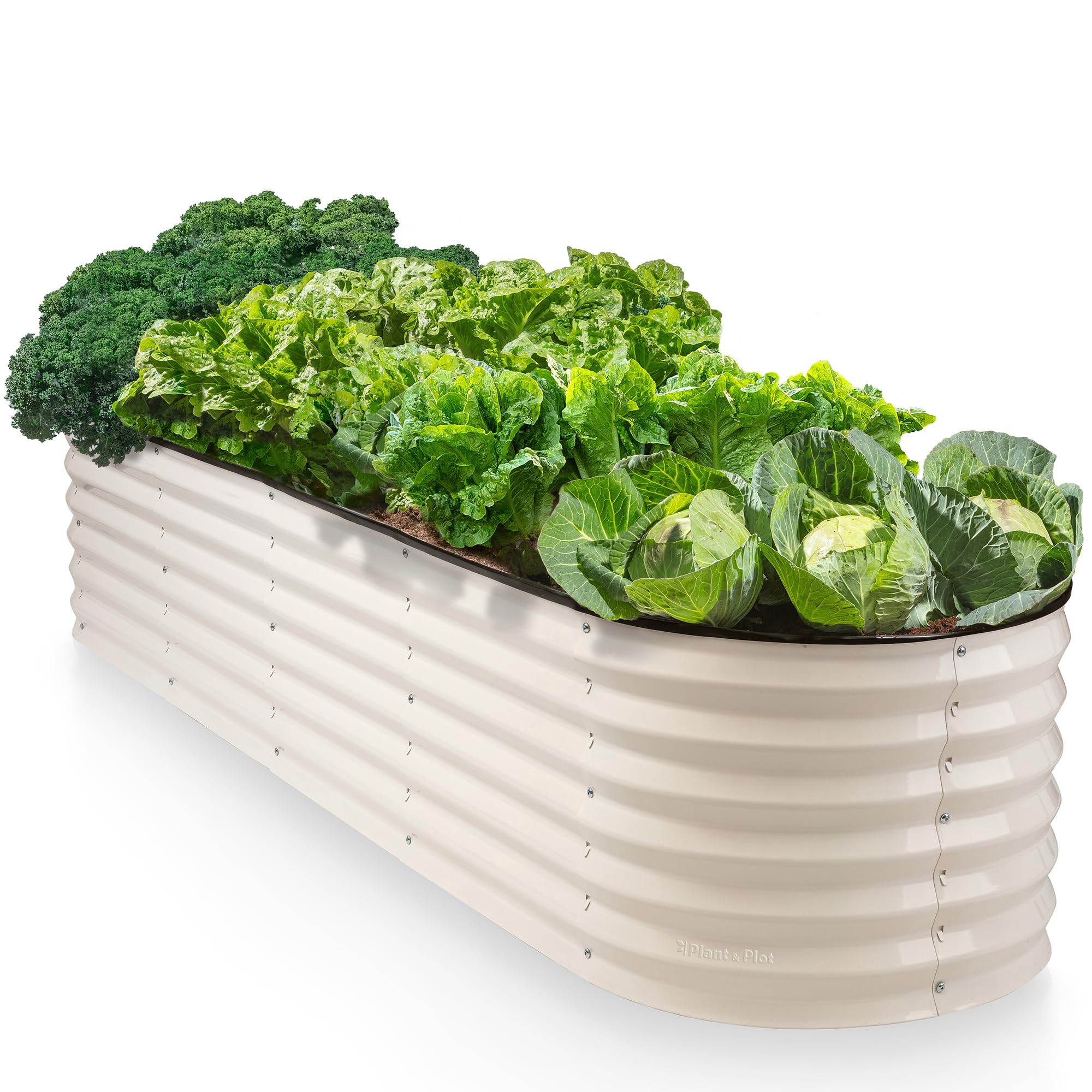 9-in-1 Galvanized Steel Raised Garden Bed // 8×2×1.5 ft Modular Planter for Gardening, Vegetables, Flowers // 18" Tall Metal Raised Garden Beds Outdoor (Dark Green) // Patented Design Planter Box