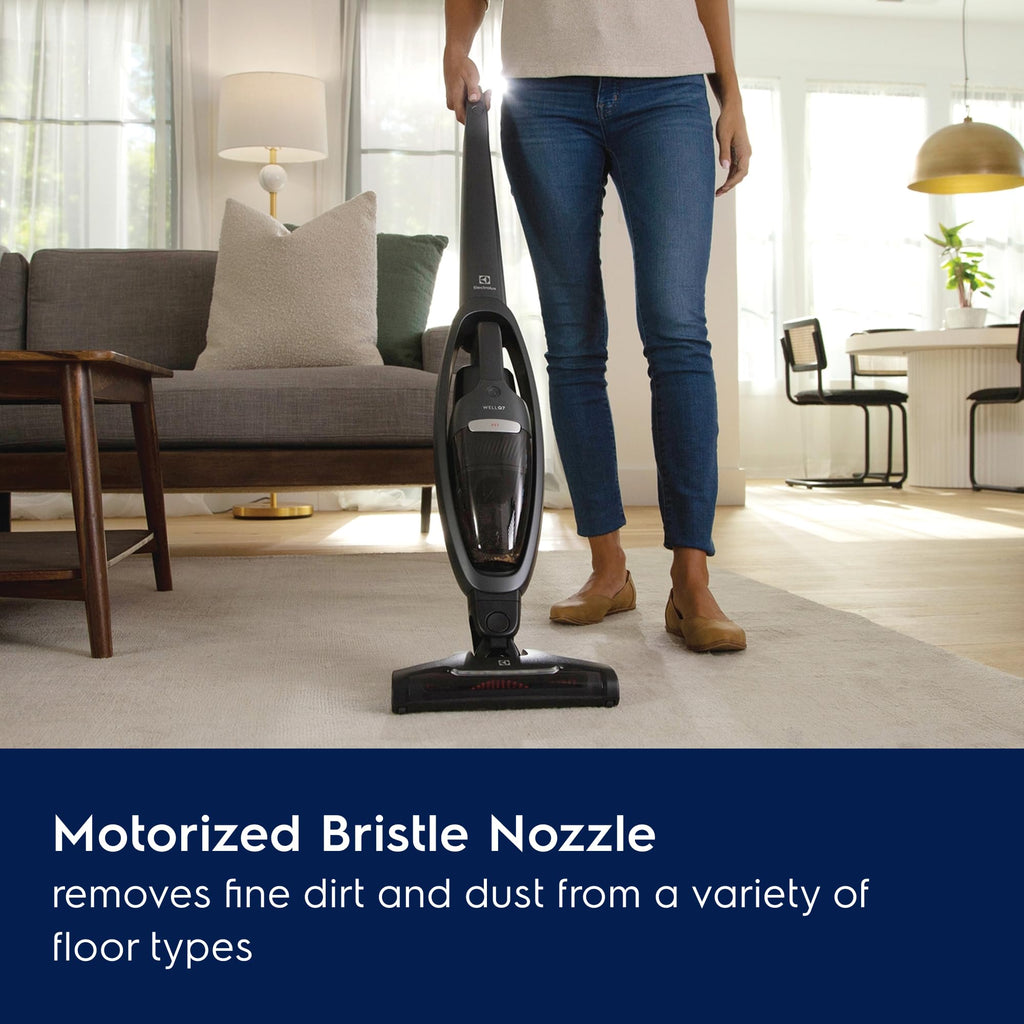 Electrolux WellQ7 Hard Floor Cordless 2-in-1 Vacuum with PowerPro Roller for Hard Surfaces, 50-Minute Run Time, 2 Power Modes, Soft Sand