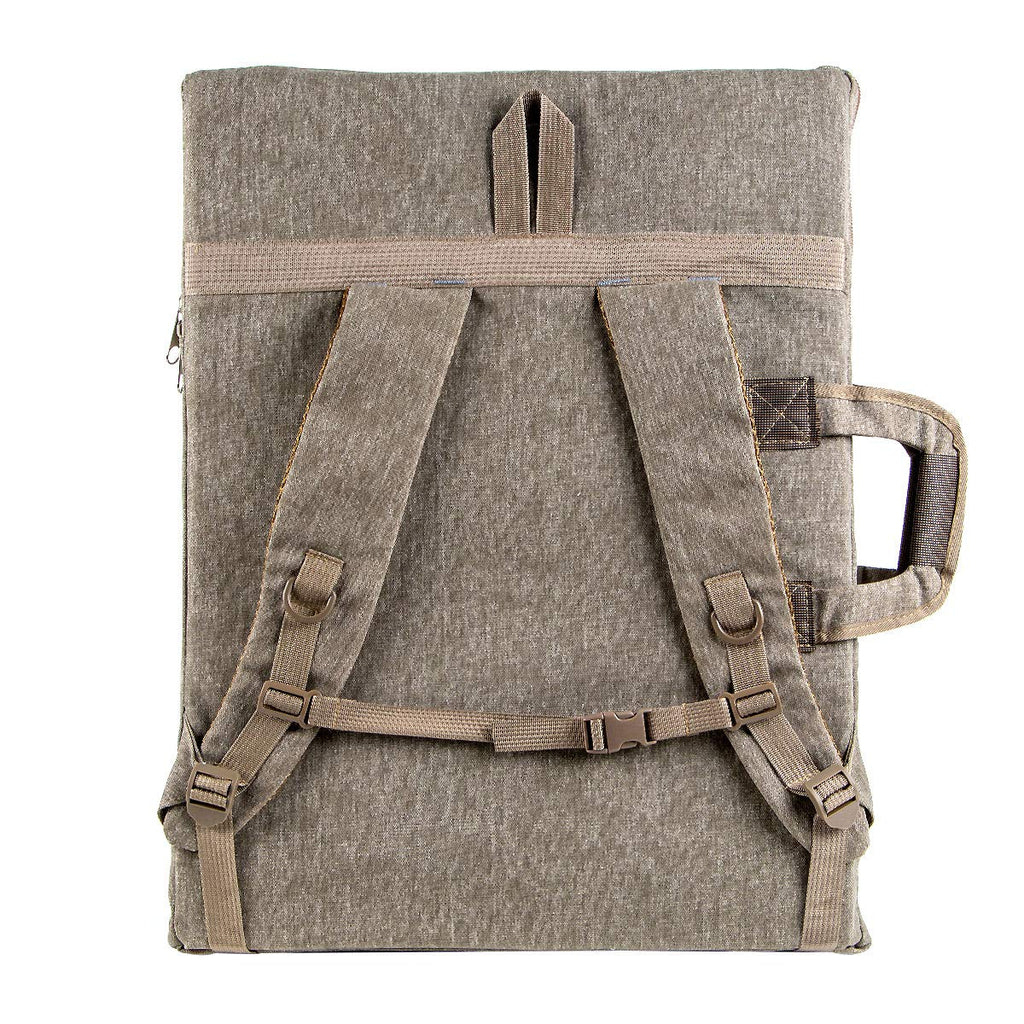 TRANSON Art Portfolio Case Artist Backpack Canvas Bag Large 26” x 19.5”