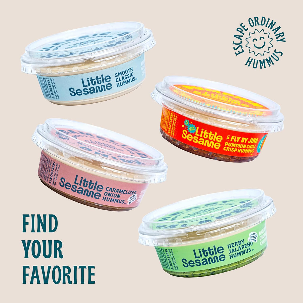 Little Sesame Herby Jalapeno Hummus, 8 OZ