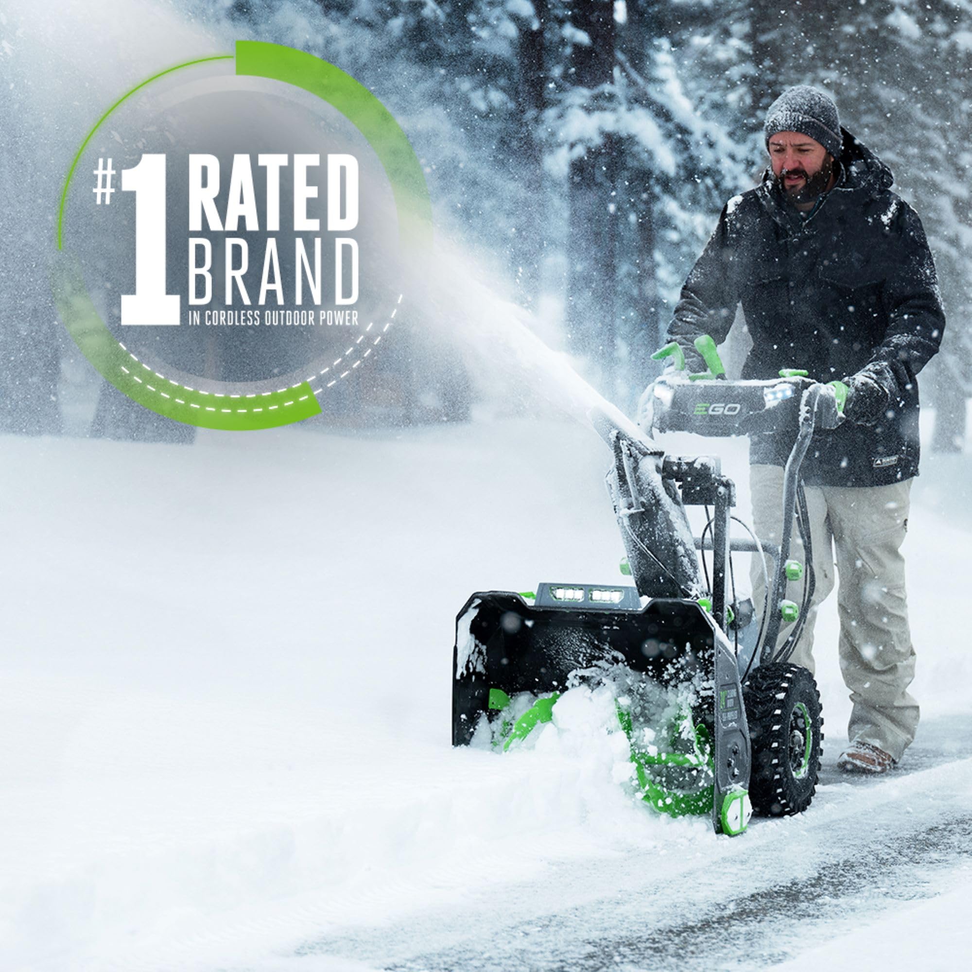 EGO POWER+ 24" Electric Snow Blower, Self-Propelled 2-Stage, Battery and Charger Not Included - SNT2400