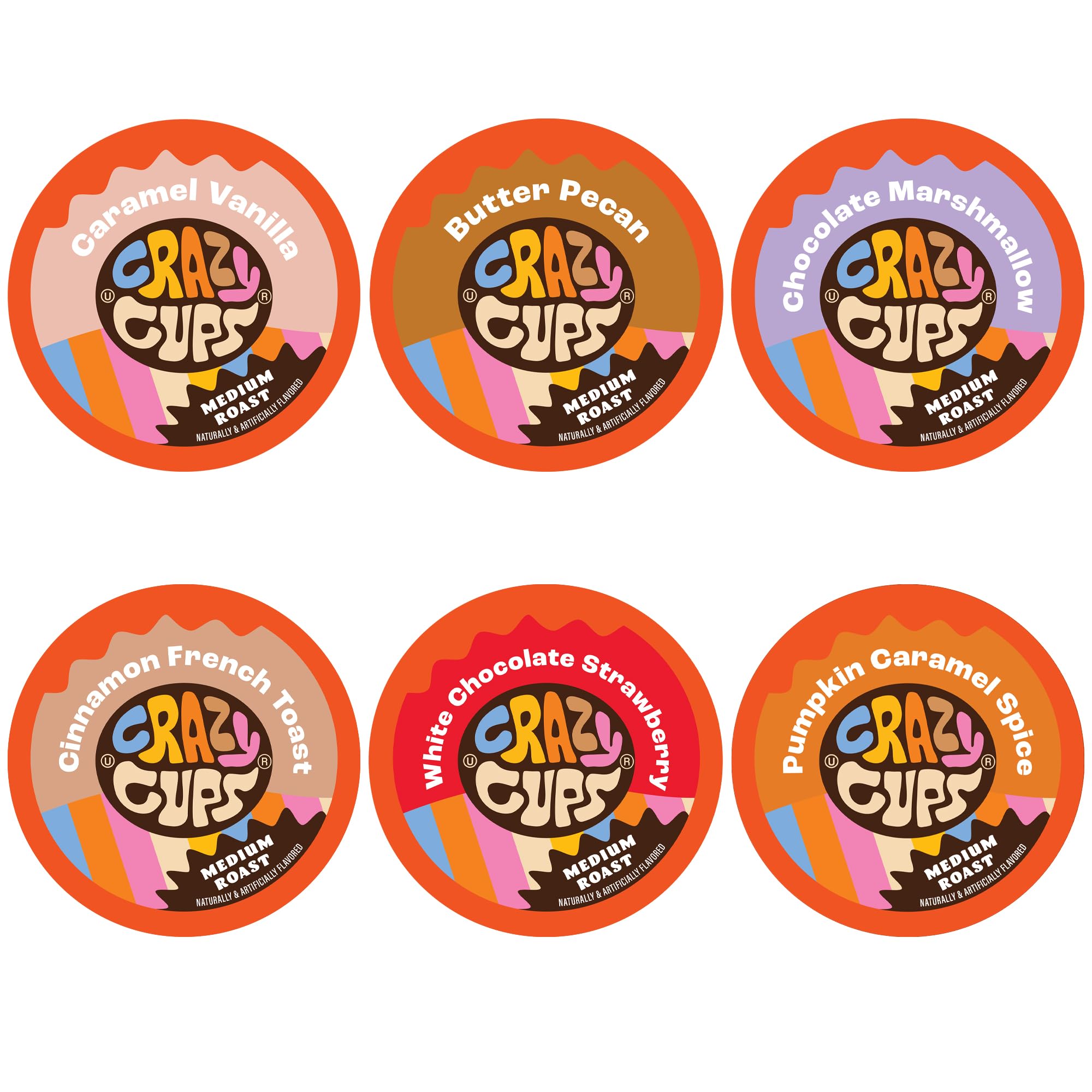 Coffee Variety Sampler, Including Dark Roast, Medium Roast, & Flavored Coffee Pods Variety Pack for Keurig K Cups Machines, Perfect Gift Set, 40 Count(Pack of 1)