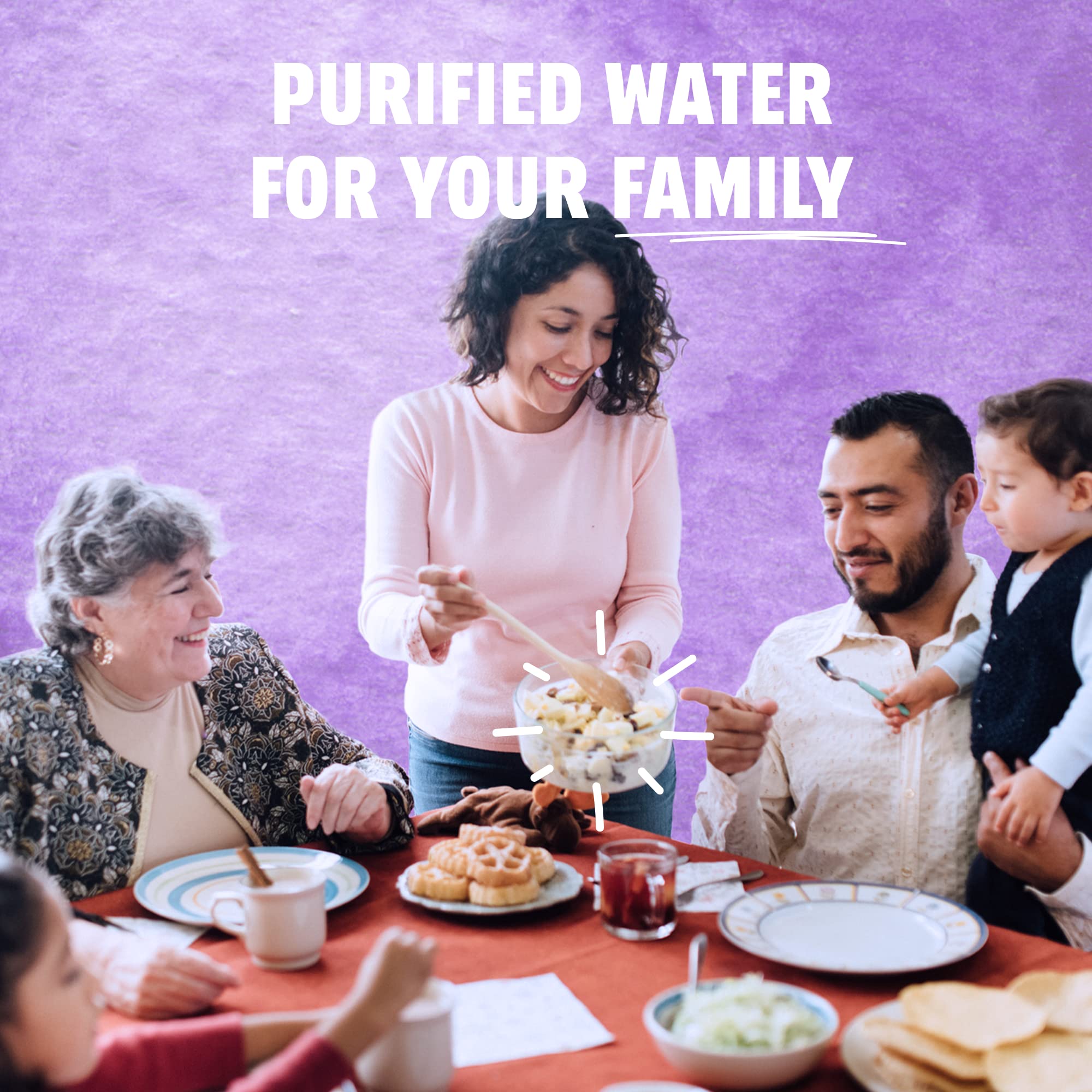Pure Life, Purified Water, 16.9 Fl Oz, Plastic Bottled Water, 24 Pack