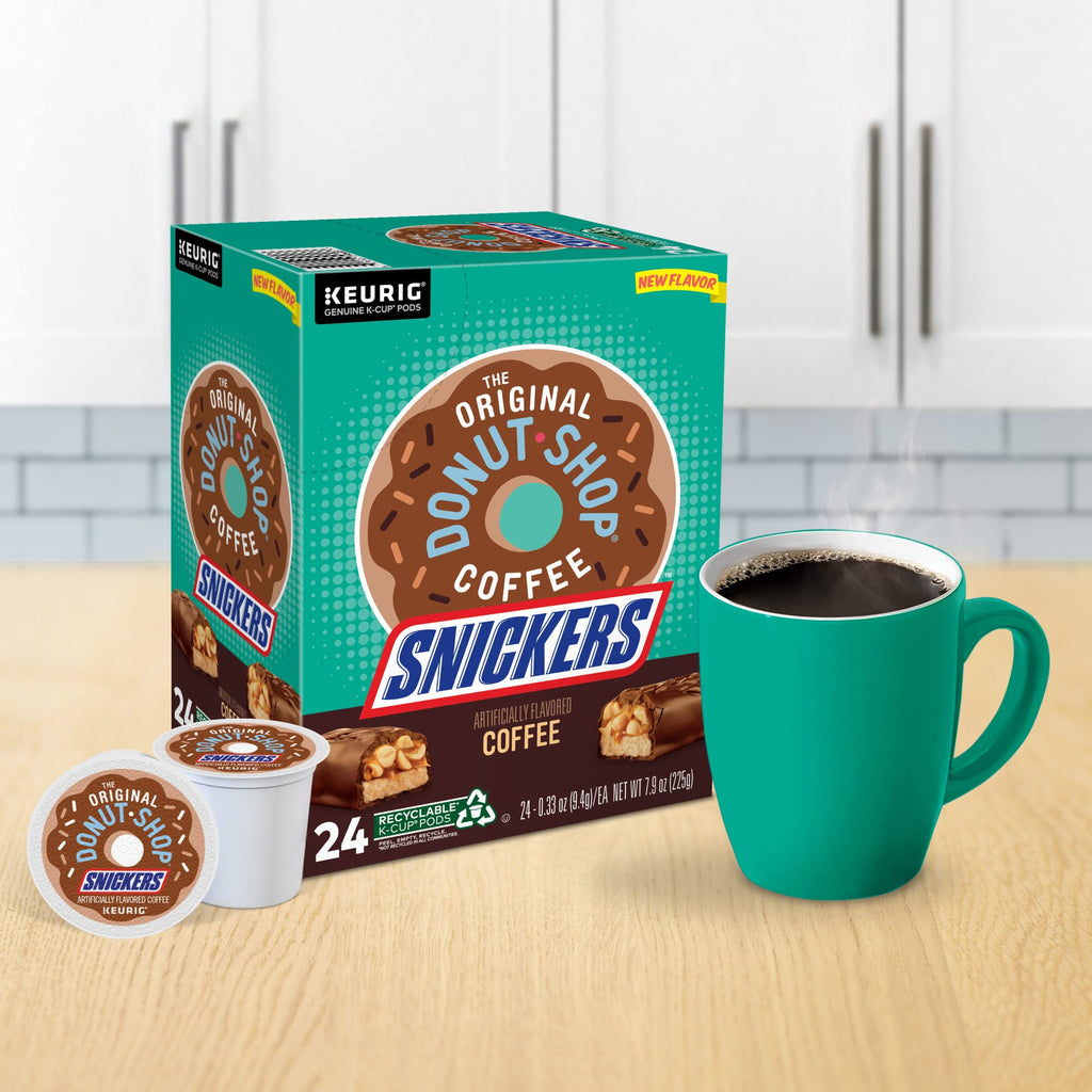 The Original Donut Shop Coffee Chocolate Glazed Donut Keurig Single-Serve K-Cup Pods, Medium Roast Coffee, 60 Count (6 Packs of 10)