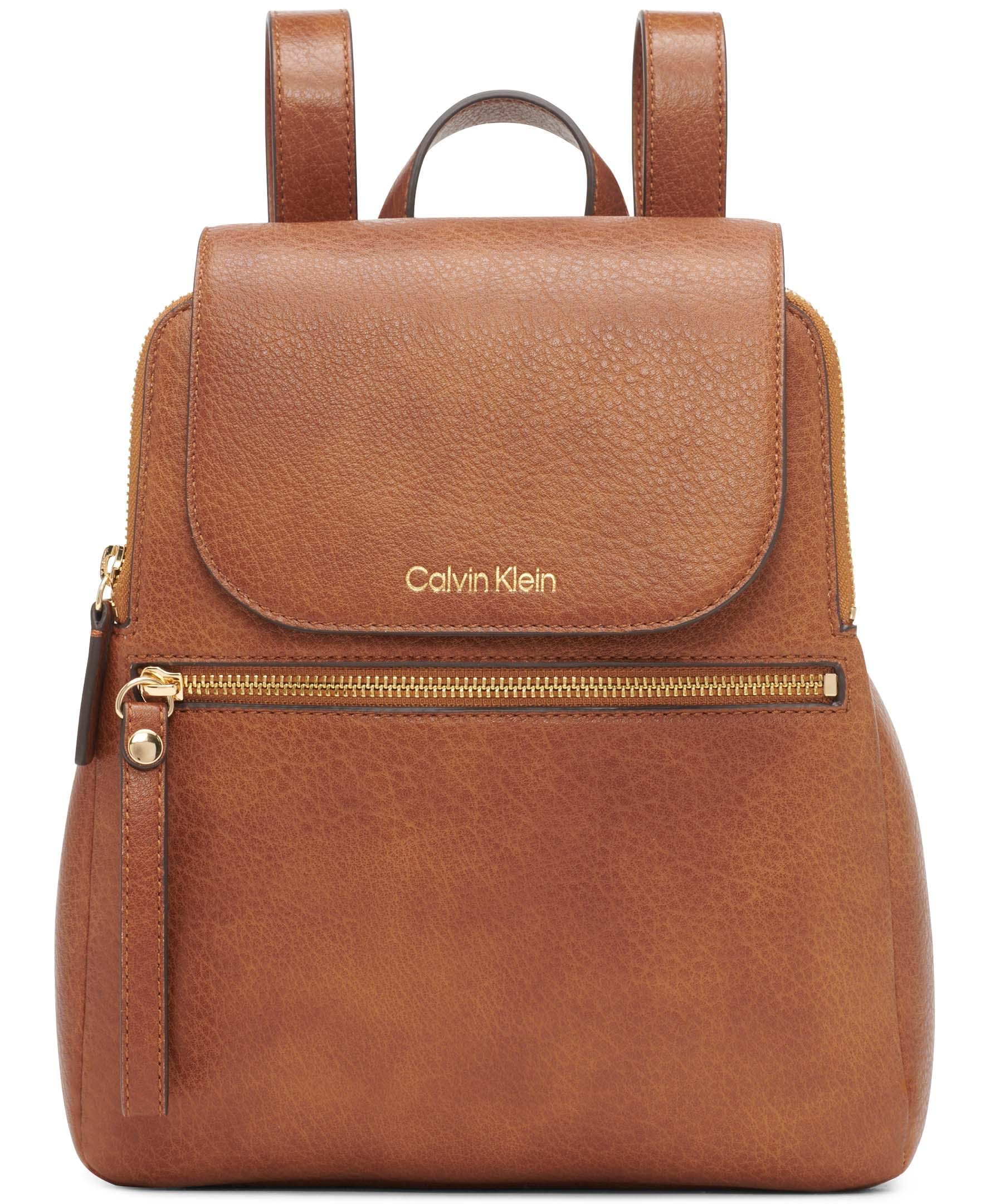 Calvin Klein Elaine Bubble Lamb Novelty Key Item Flap Backpack