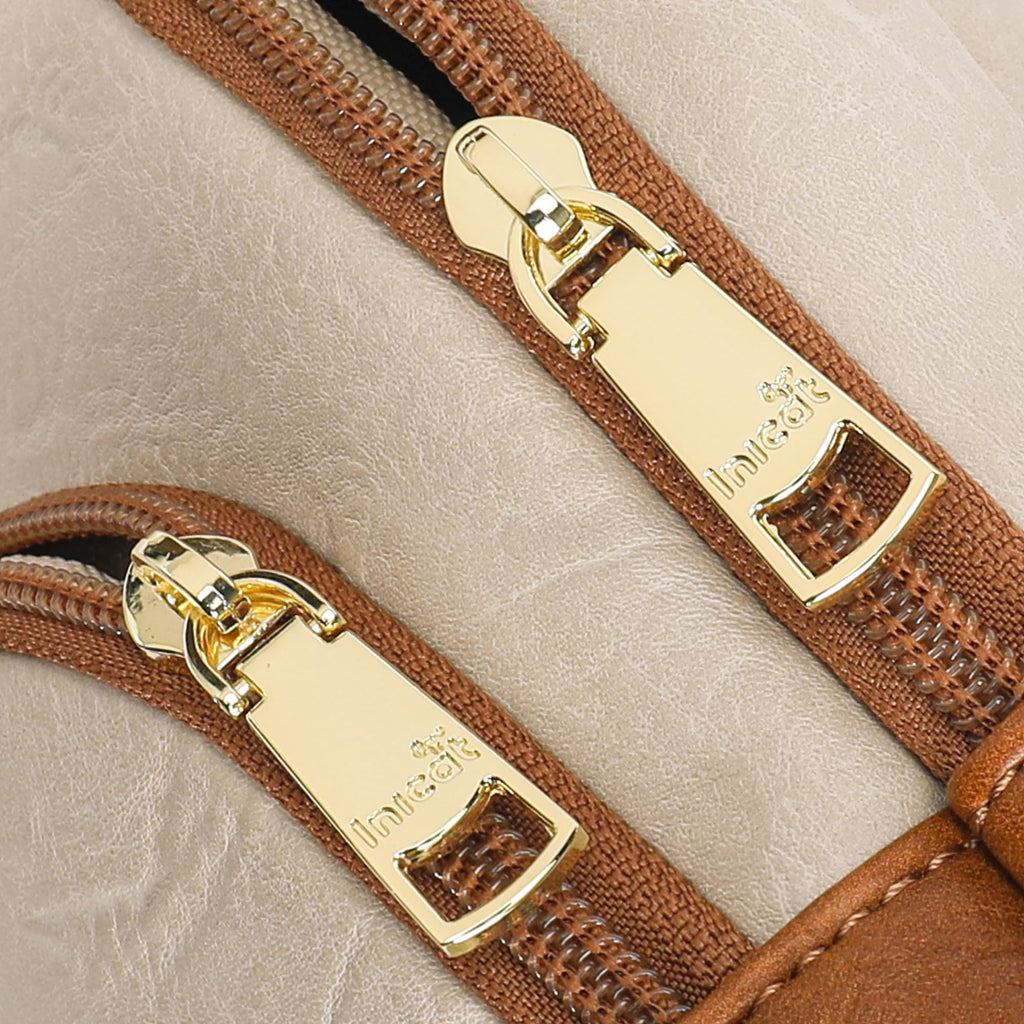 INICAT Small Crossbody Sling Bags Faux Leather Fanny Packs Purses for Women Everyday & Travel