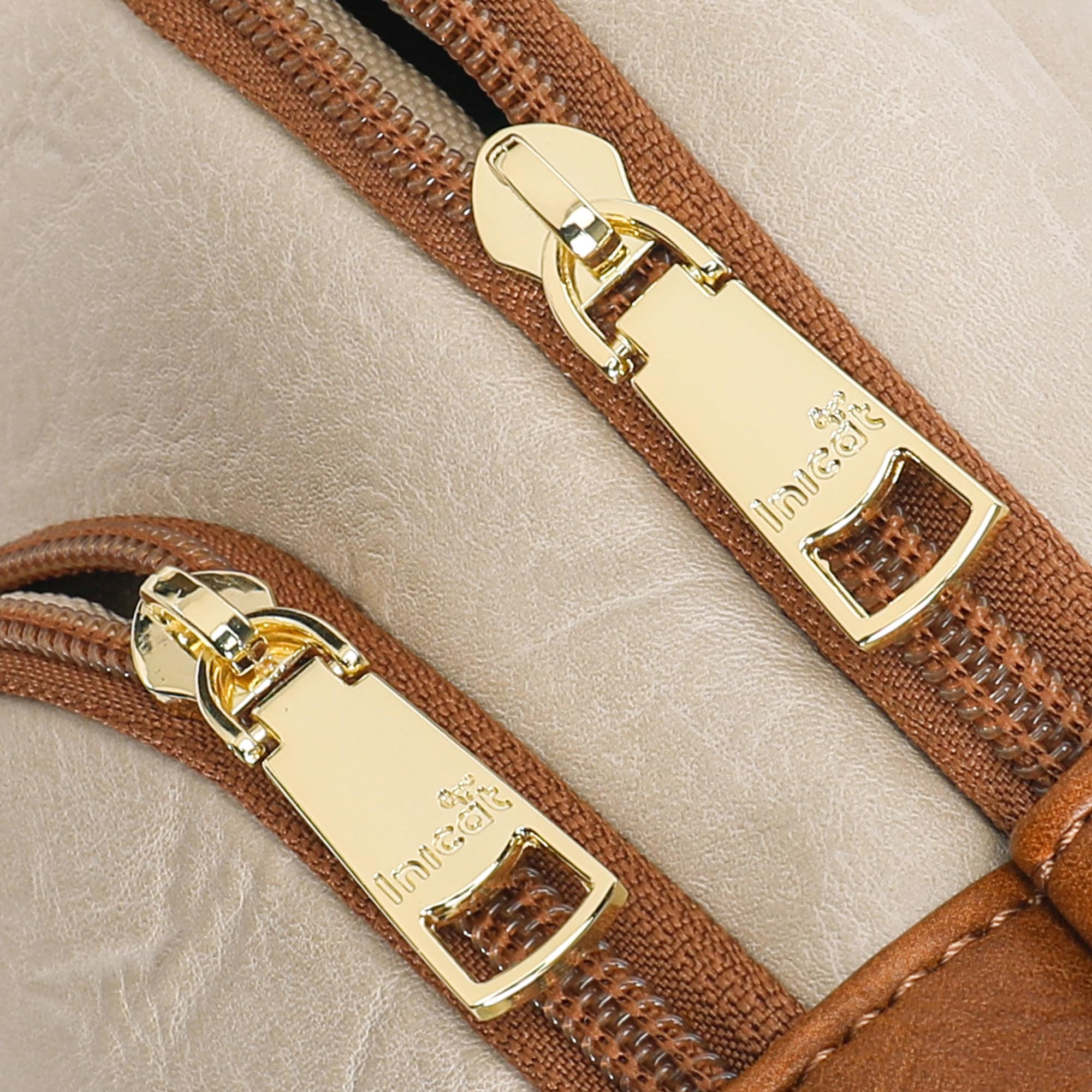 INICAT Small Crossbody Sling Bags Faux Leather Fanny Packs Purses for Women Everyday & Travel