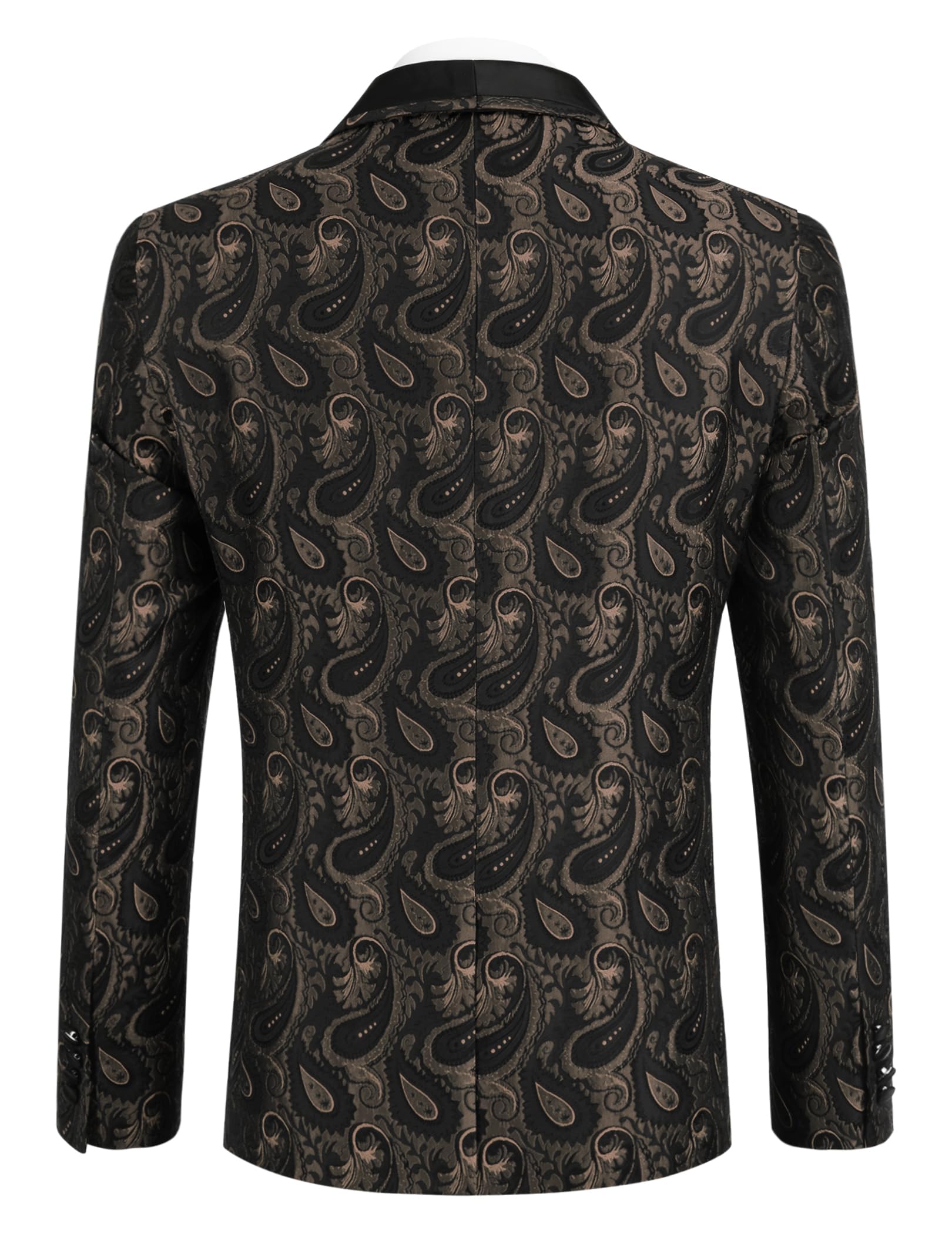 COOFANDY Men's Floral Tuxedo Suit Jacket Slim Fit Dinner Jacket Party Prom Wedding Blazer Jackets