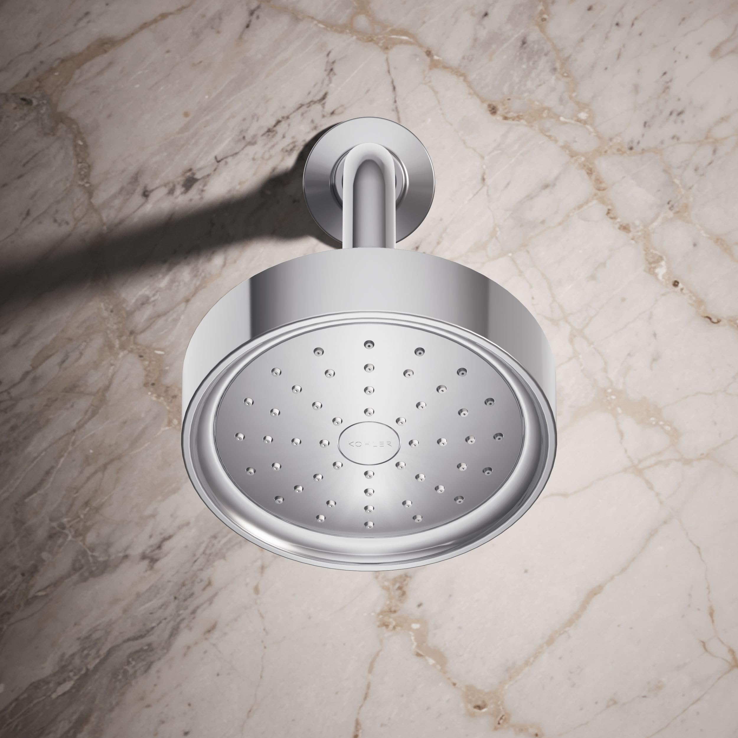 Kohler 965-AK-CP Purist® Single-function showerhead, 2.5 gpm, Polished Chrome