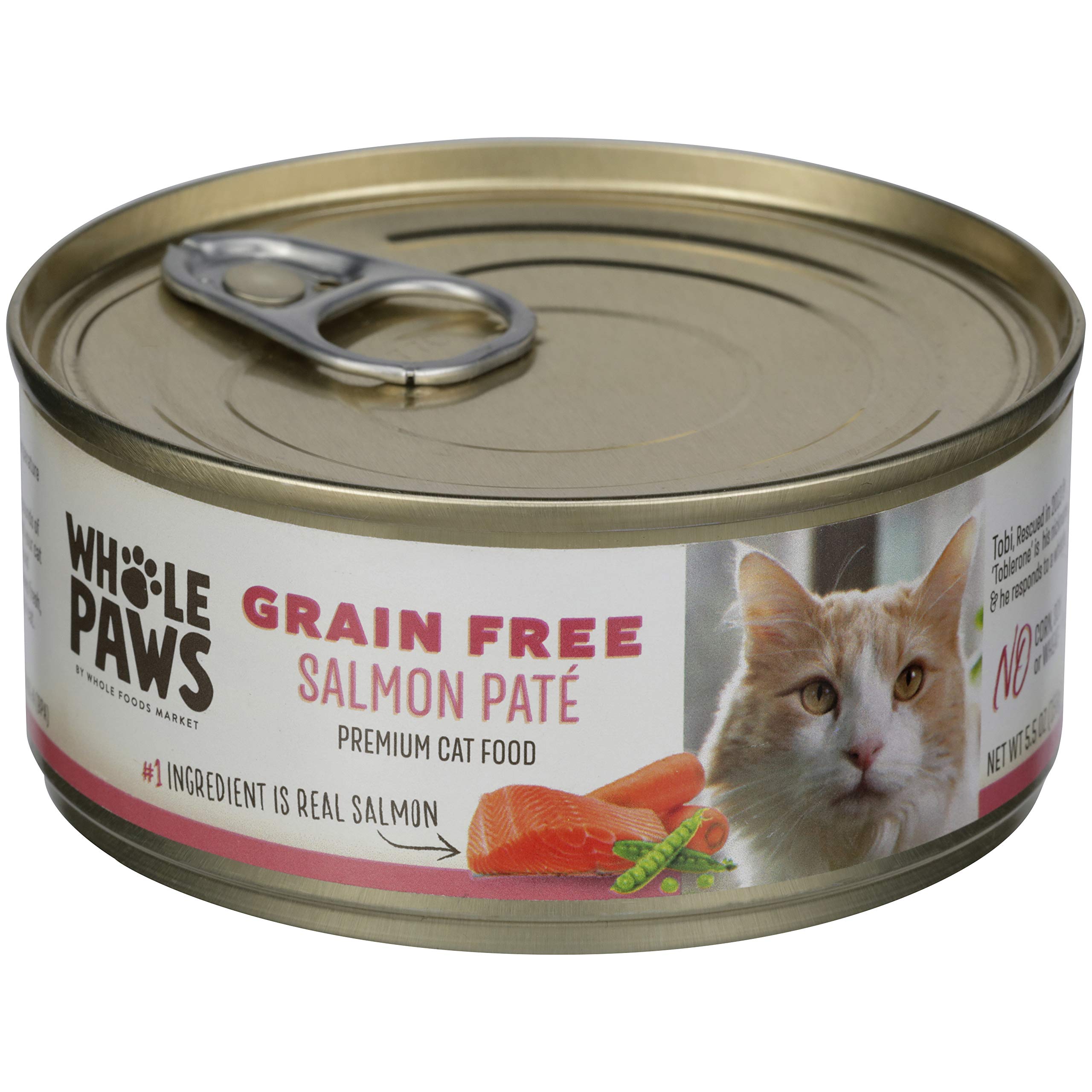 Whole Paws, Grain-Free Wet Cat Food, Chicken Paté, 5.5 Ounce