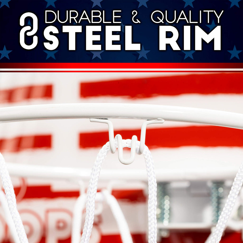 Franklin Sports Mini Basketball Hoops-Indoor Over The Door Mini Hoop+Basketball Sets-Perfect Accessory for Bedroom+Office