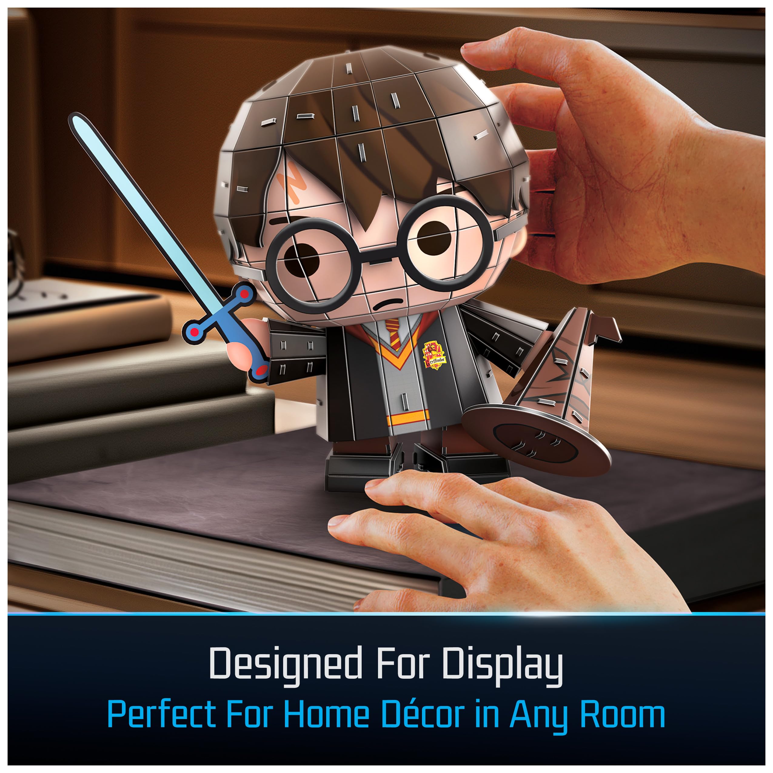 4D Build, Harry Potter Hogwarts Express 3D Model Kit, Harry Potter Collectibles & Desk Decor, Adult Puzzle, Building Toys, 181 Pieces, 3D Puzzles, Gift Ideas for Ages 12 & Up