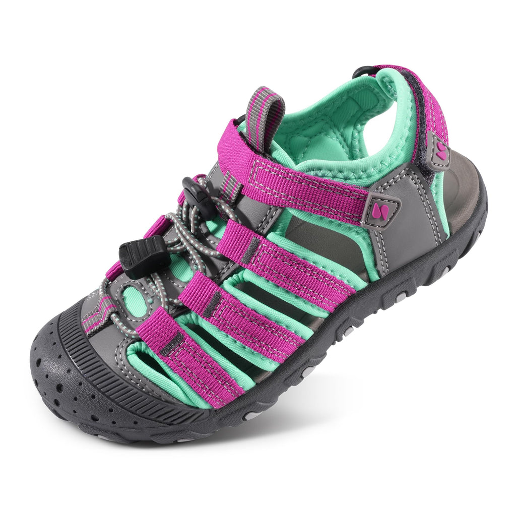 Stelle Girls Sport Water Sandals Kids Hiking Sandals Boys Summer Outdoor Beach Closed-Toe Athletic Shoes for Toddler/Little/Big Kids