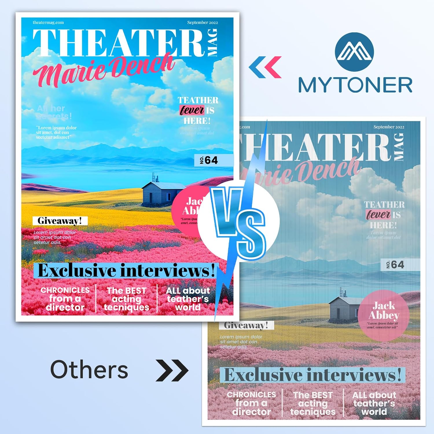 MYTONER 206A Toner Cartridges 4 Pack (with Chip) Compatible Replacement for HP 206A 206X for Color LaserJet Pro MFP M283fdw M283cdw M283fdn Pro M255dw M255nw M283 M255 Printer W2110A High Yield Ink