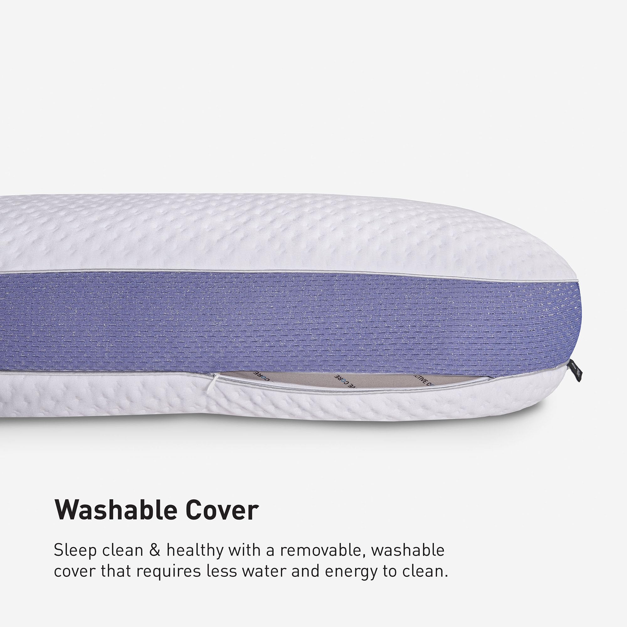Bedgear Balance 1.0 Performance Pillow, Medium Support Bed Pillow for All Sleep Positions | Boost Blend Fill with Responsive Comfort & Air-X Mesh Ventilation | Washable Hypoallergenic Pillow