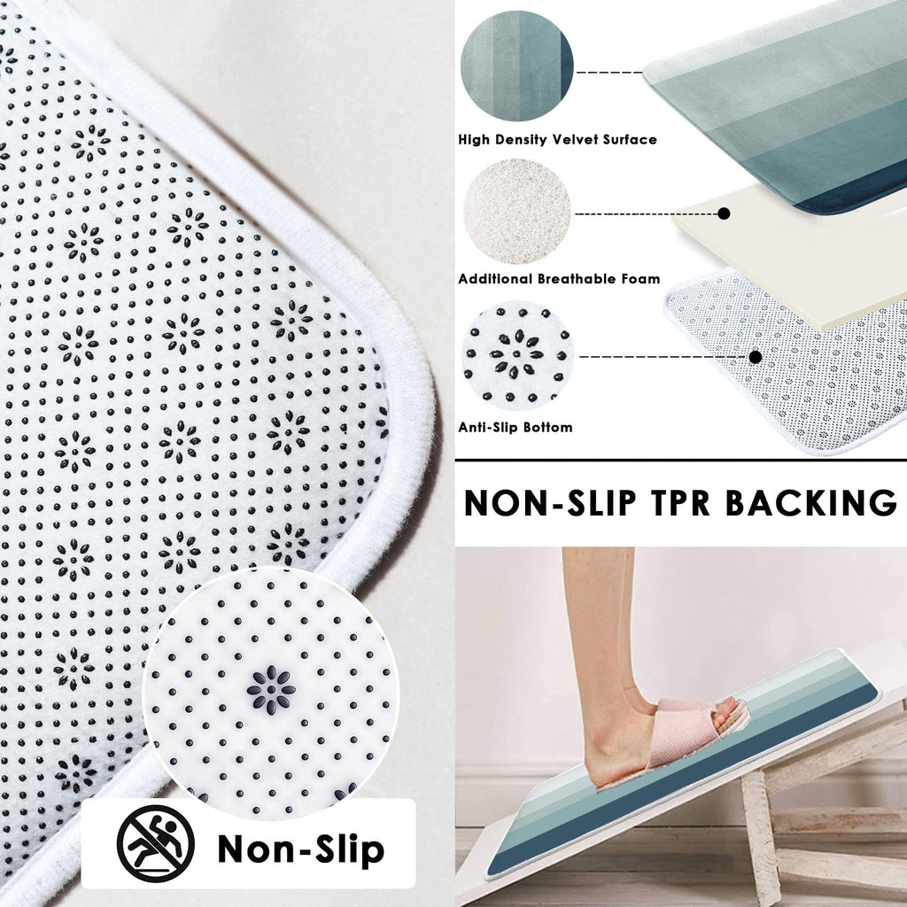 Beige Geometric Shower Curtain Set with Toilet Lid Cover and Non-Slip Rugs for Bathroom, Black Grey White Checkered 4 Pcs Shower Curtain, Modern Abstract Bathroom Set with 12 Hooks