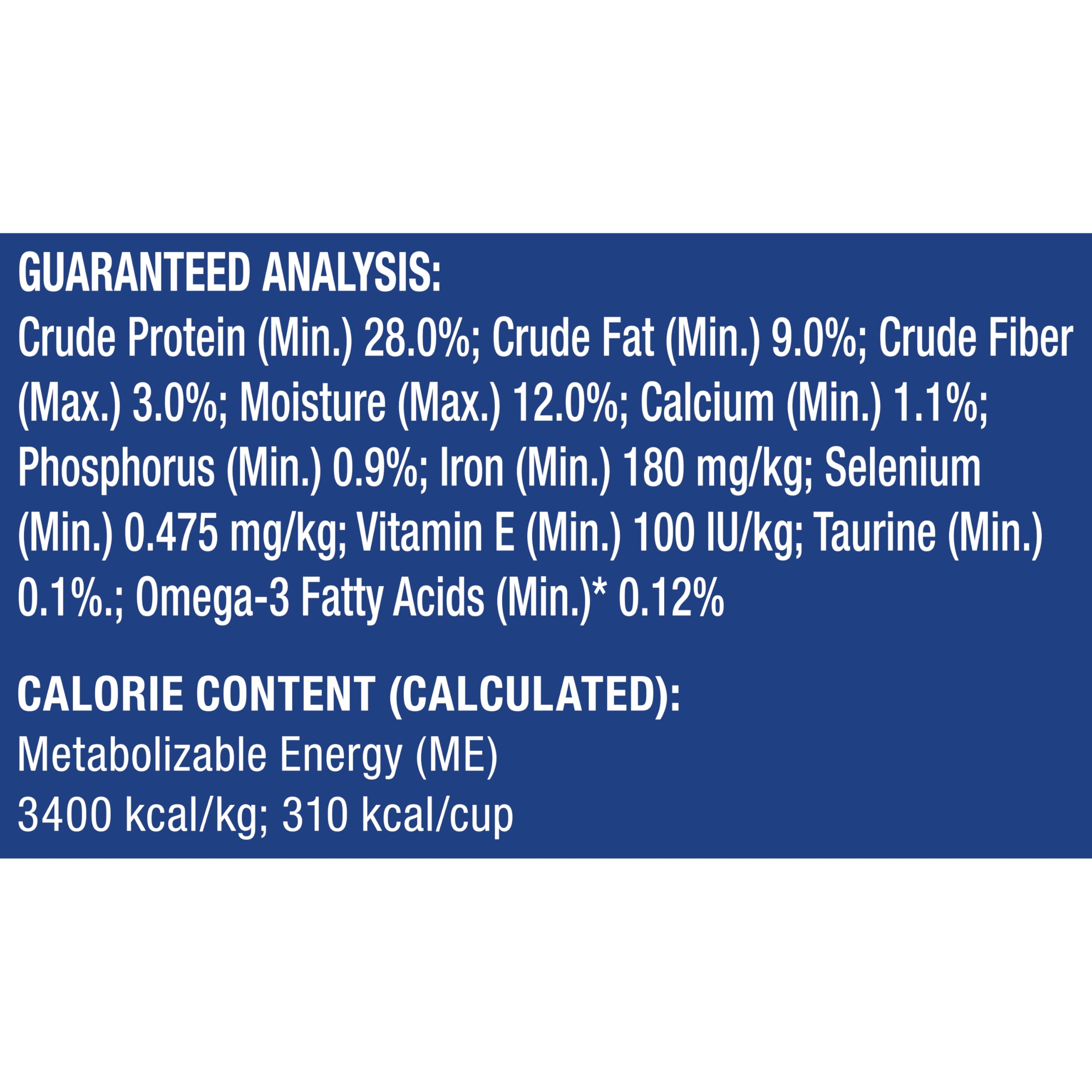 9Lives Daily Essentials Dry Cat Food for Adult Cats with Chicken, Beef & Salmon Flavors, 3.15 lb. Bag (Pack of 4)
