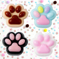 JOYIN 4 Pcs Taba Paw Squeeze Toys, Easter Party Favors & Gifts for Kids Adults, Transparent Cat Paw Fufu Squishy Toys, Soft Paws Sensory Fidgets, Cute Fidget Toys for Stress Relief