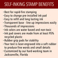 Generic Notary Acknowledgement Stamp | Official State Notary Stamp | Official Seals | Meets State Specifications (Acknowledgement Stamp, Rectangular Stamp)