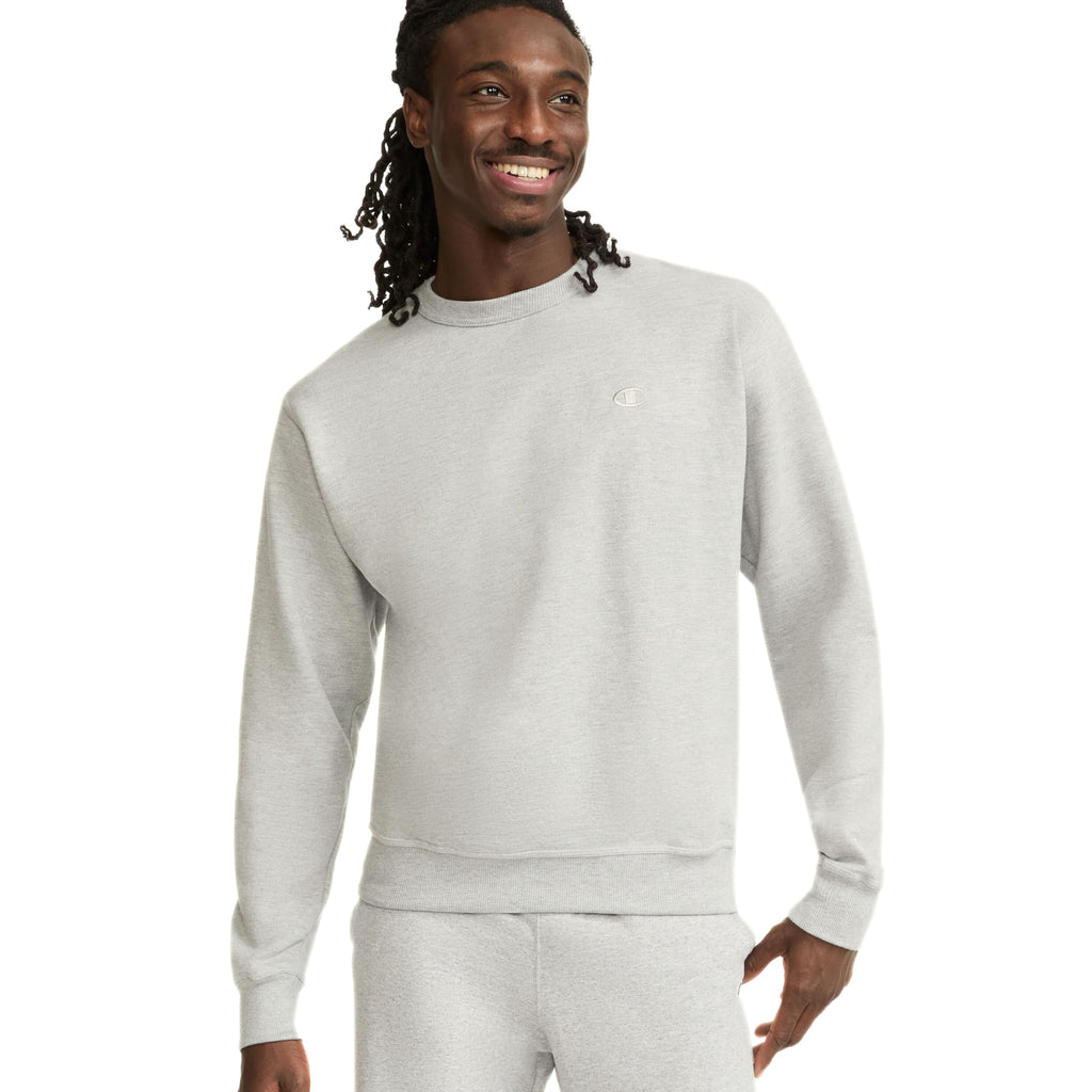 Champion Men's Men's Crewneck Fleece Sweatshirt, Standard Fit, Midweight, C Logo, Available in Regular and Big & Tall