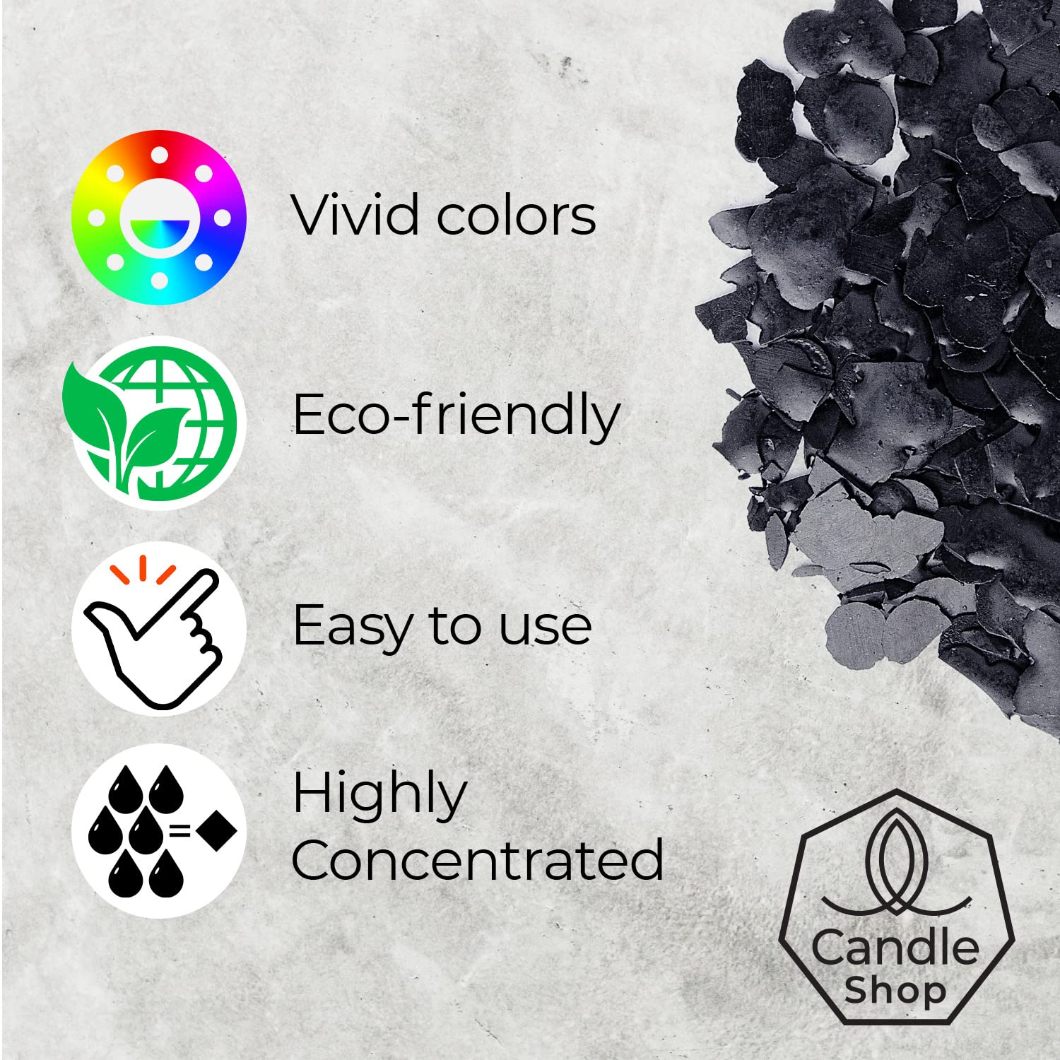 Liquid Candle Wax Dye for Soy Candle Making - 16 Popular Candle Dye Coloring Set - Premium Liquid Candle Wax Coloring - Highly Concentrated Candle Colors