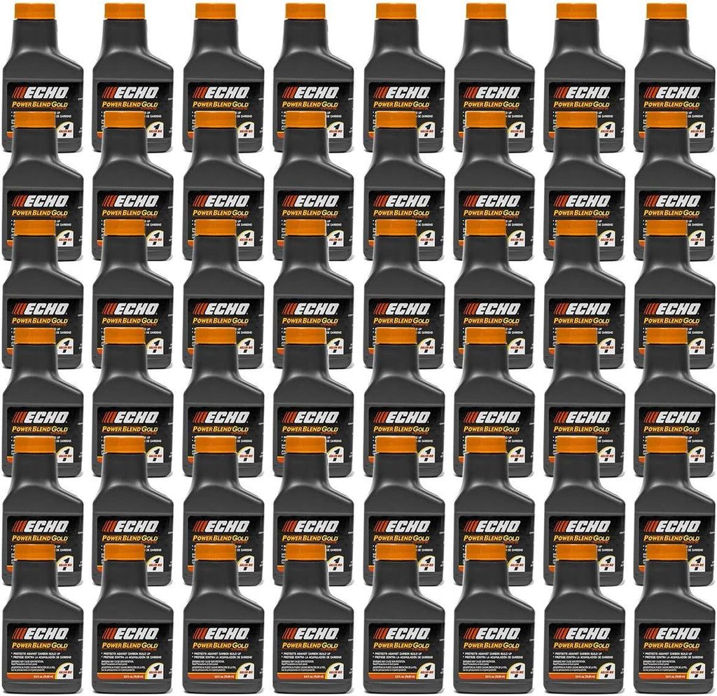 48PK Echo Oil 2.6 oz Bottles 2 Stroke Cycle Mix for 1 Gallon - Power Blend 6450001