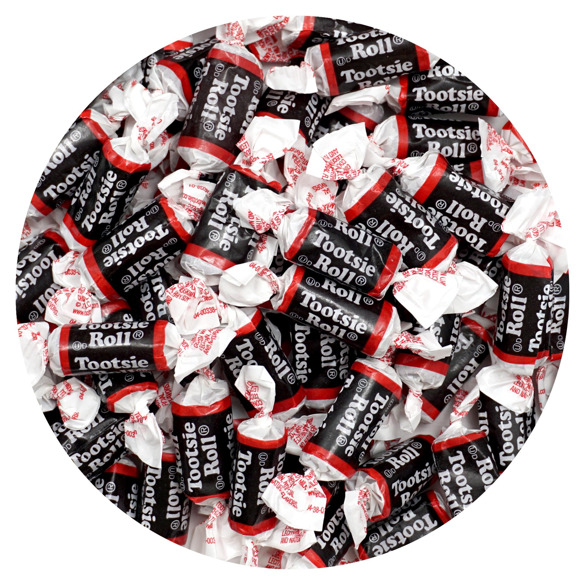 TootsieMidgees & Large Mix, 2lb Bulk Bag, Mini & Large Chocolate Bars, Individually Wrapped Bulk Candy, The Hampton Popcorn & Candy Company