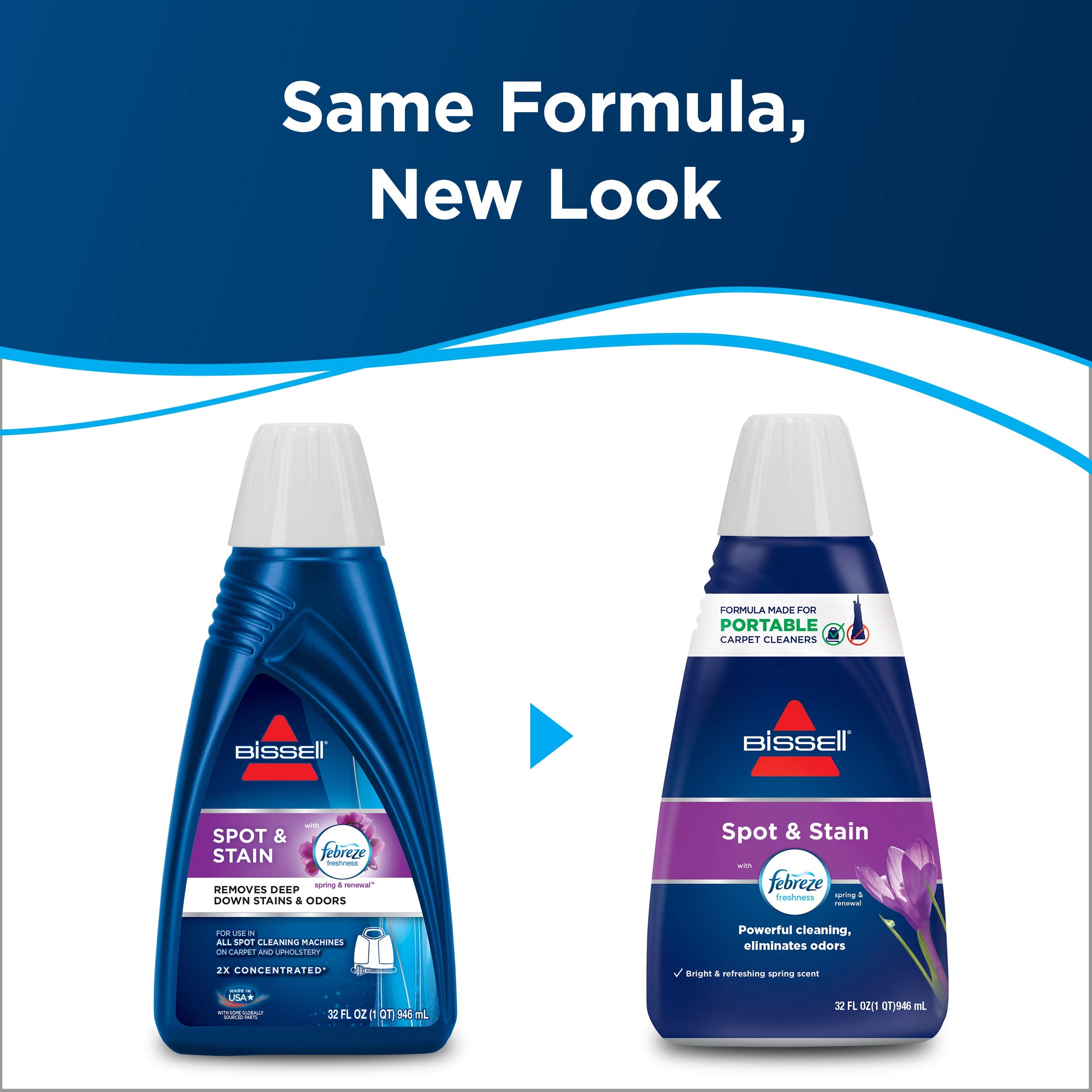 Bissell Spot & Stain with Febreze Freshness Spring & Renewal Formula, 7149, 32 ounces