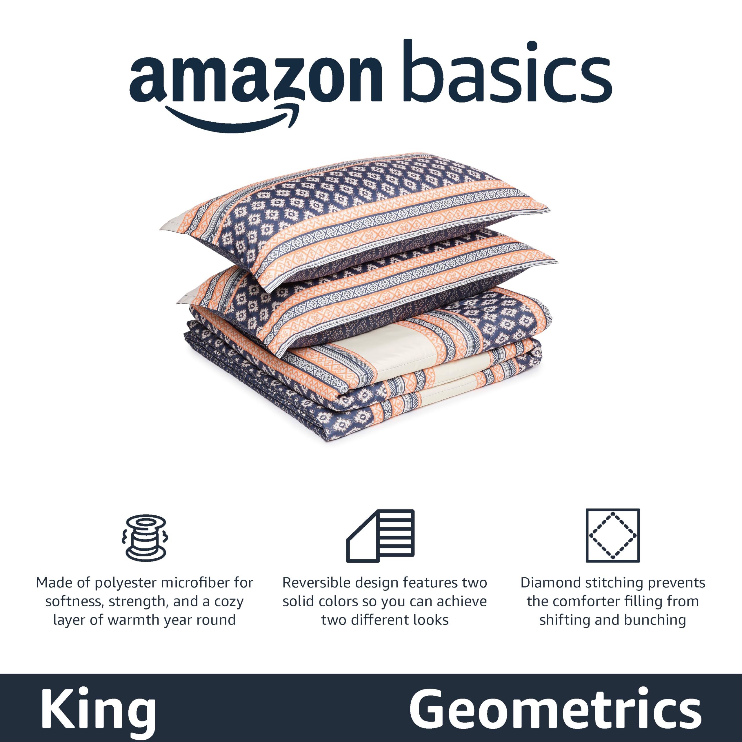 Amazon Basics Reversible Lightweight Microfiber All Season Comforter Blanket, Twin/Twin XL, Burgundy/Grey (Pack of 2)