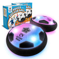 Let Loose Moose Hover Soccer Ball - Set of 2 Air Floating Soccer Toy with Led Light and Foam Bumper Protection, Indoor Sports Games Birthday Christmas for Boys - Birthday Gifts for Kids