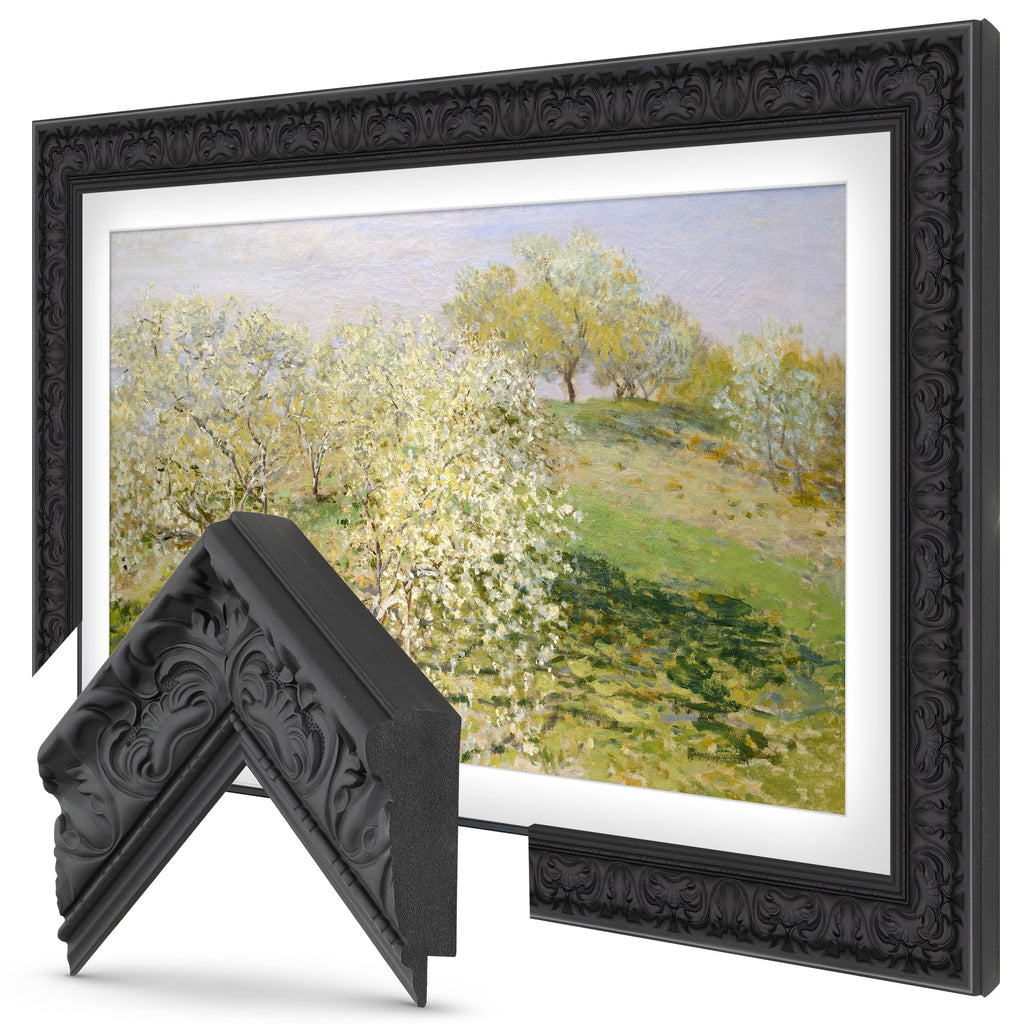 Tuscan Matte Black 32" Premiere Deco TV Frame - Compatible ONLY with Samsung The Frame TVs (Fits 2021-2026, LS03A, LS03B, LS03C, LS03D, LS03FA)