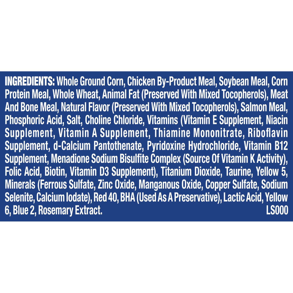 9Lives Daily Essentials Dry Cat Food for Adult Cats with Chicken, Beef & Salmon Flavors, 3.15 lb. Bag (Pack of 4)